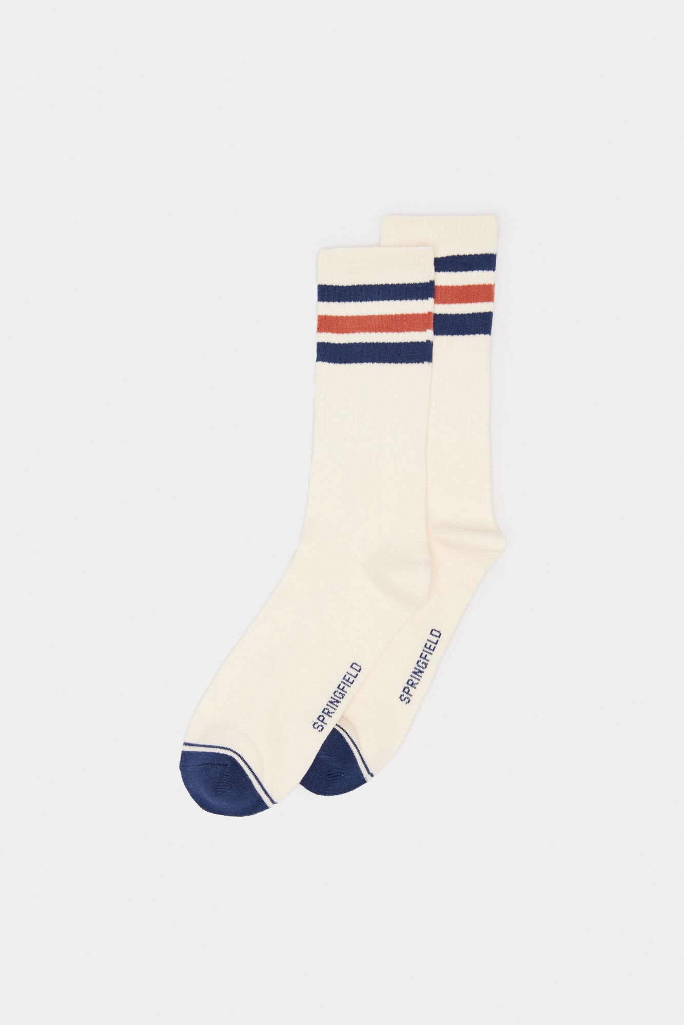 Patterned High Socks_0657126_97_03