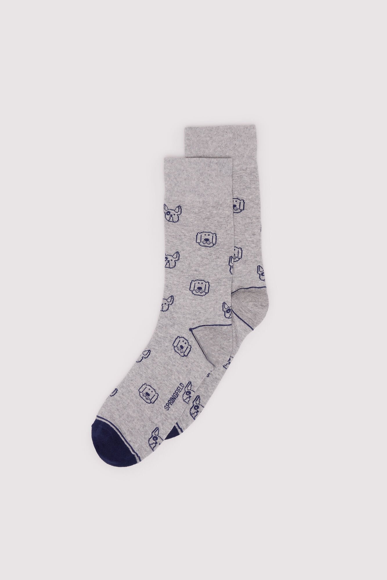 Springfield_Jacquard Sock with Dog Faces_0659151_44_01