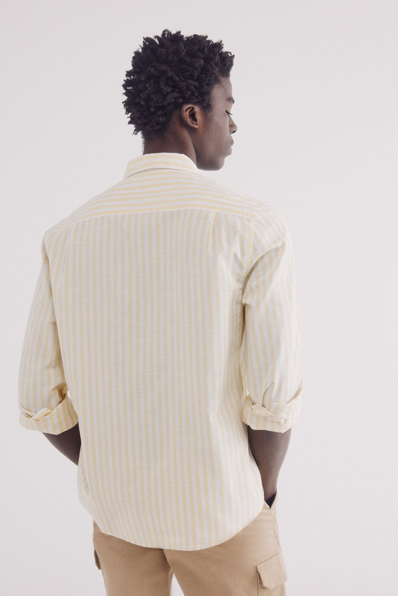 Springfield_Slub Cotton Striped Shirt_0949534_05_04