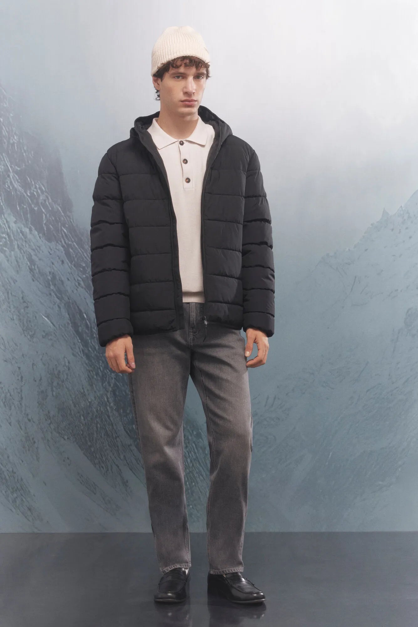 Springfield_Black_Thermal Puffer Jacket_0952090_01_03