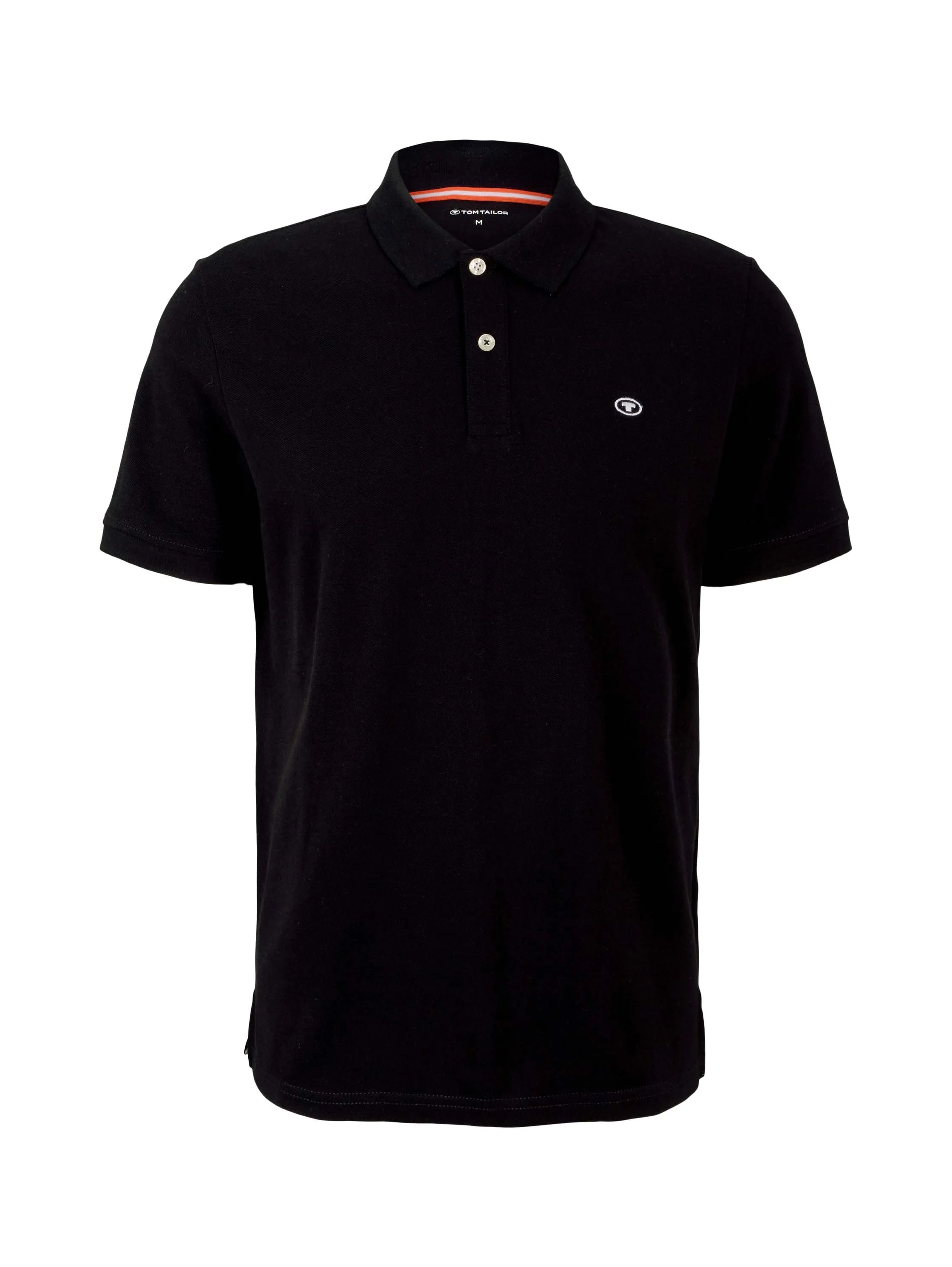 Tom Tailor Black Men Cotton PiquŽ Polo Shirt SKU: 1027713_29999 Image 06