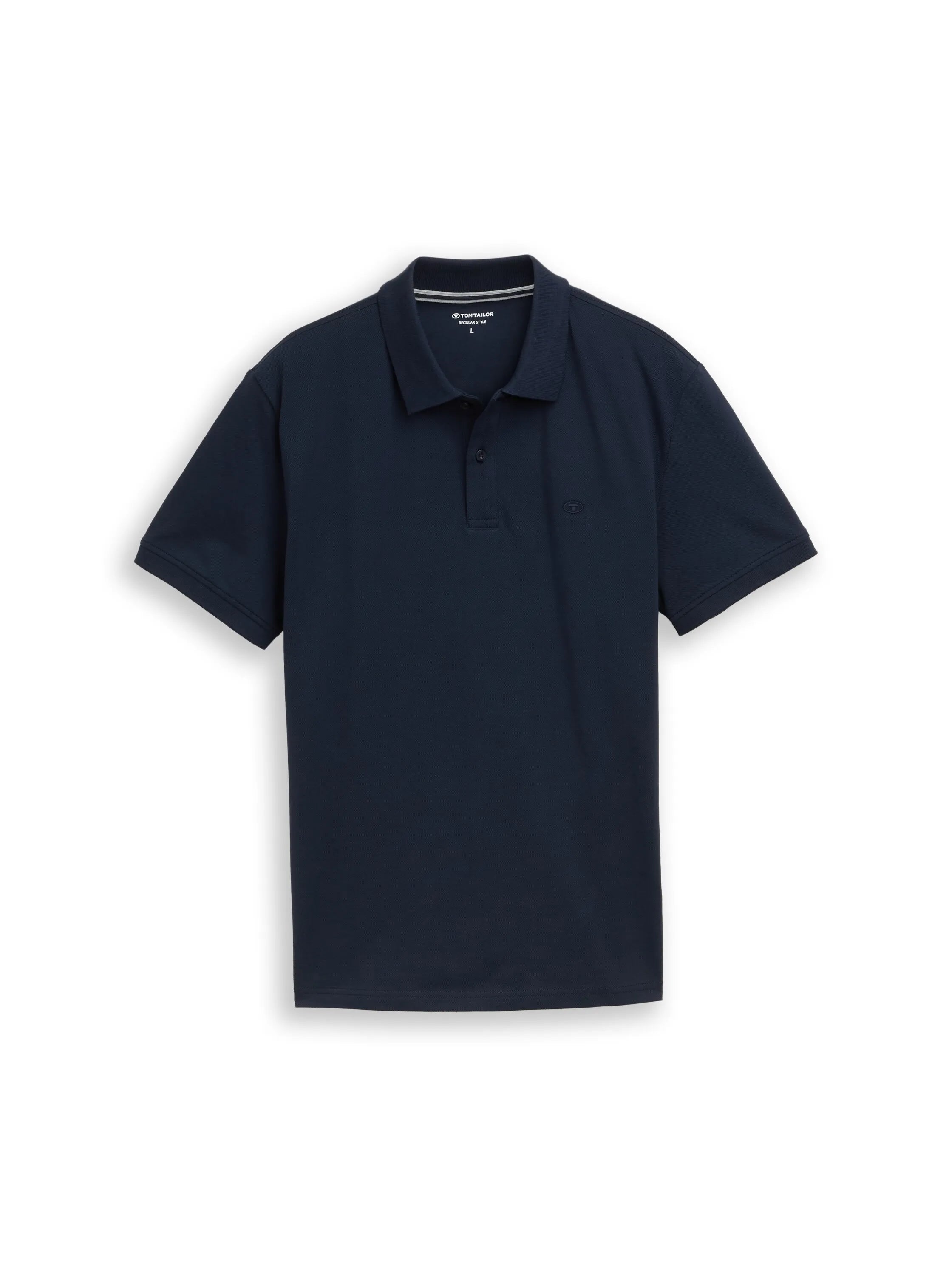 Tom Tailor Sky Captain Blue Men PiquŽ Polo Shirt with Embroidered Logo SKU: 1031006_15148 Image 06