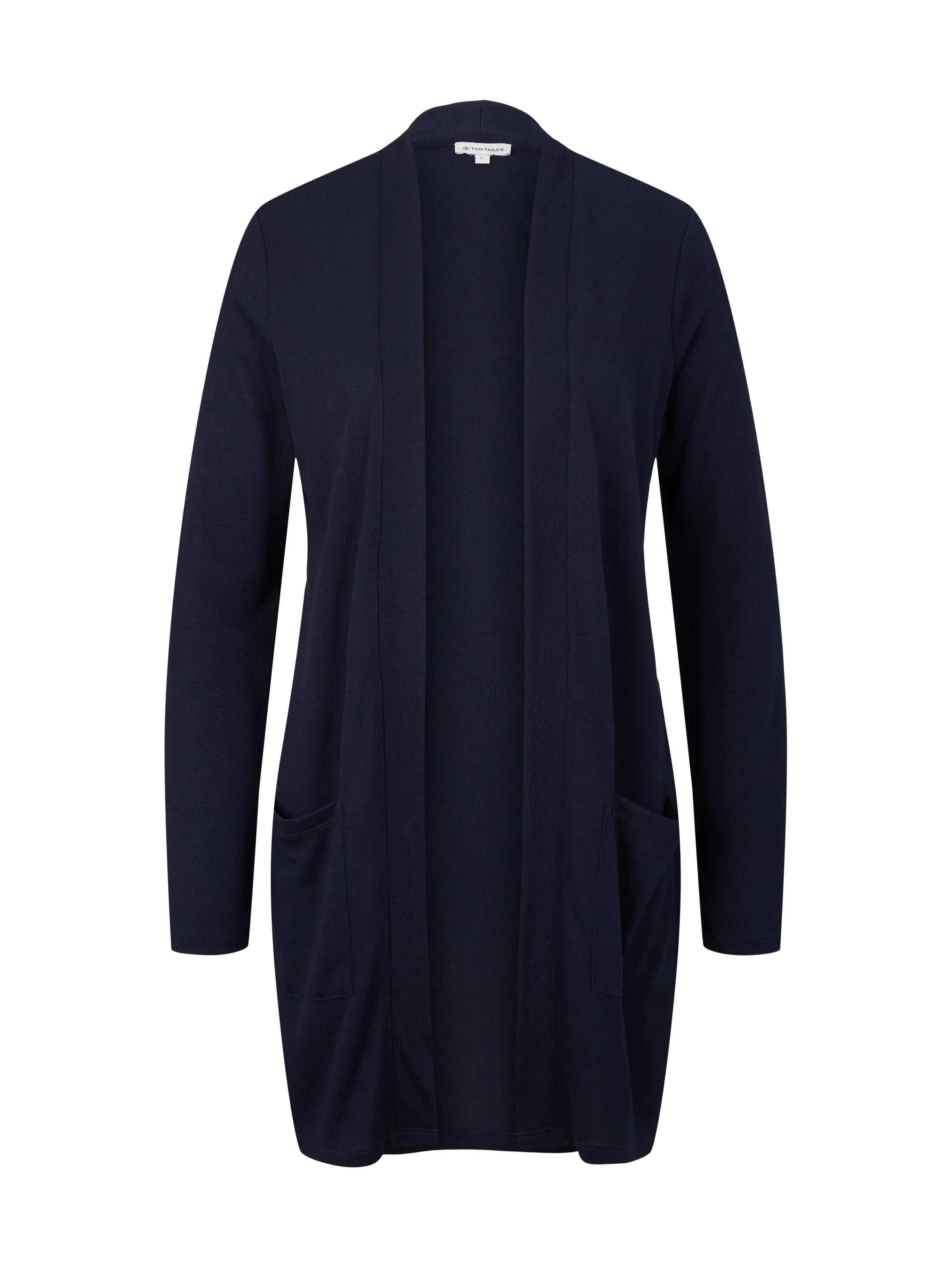 Tom Tailor Navy Midnight Blue Women Long Cardigan SKU: 1032699_30025 Image 06