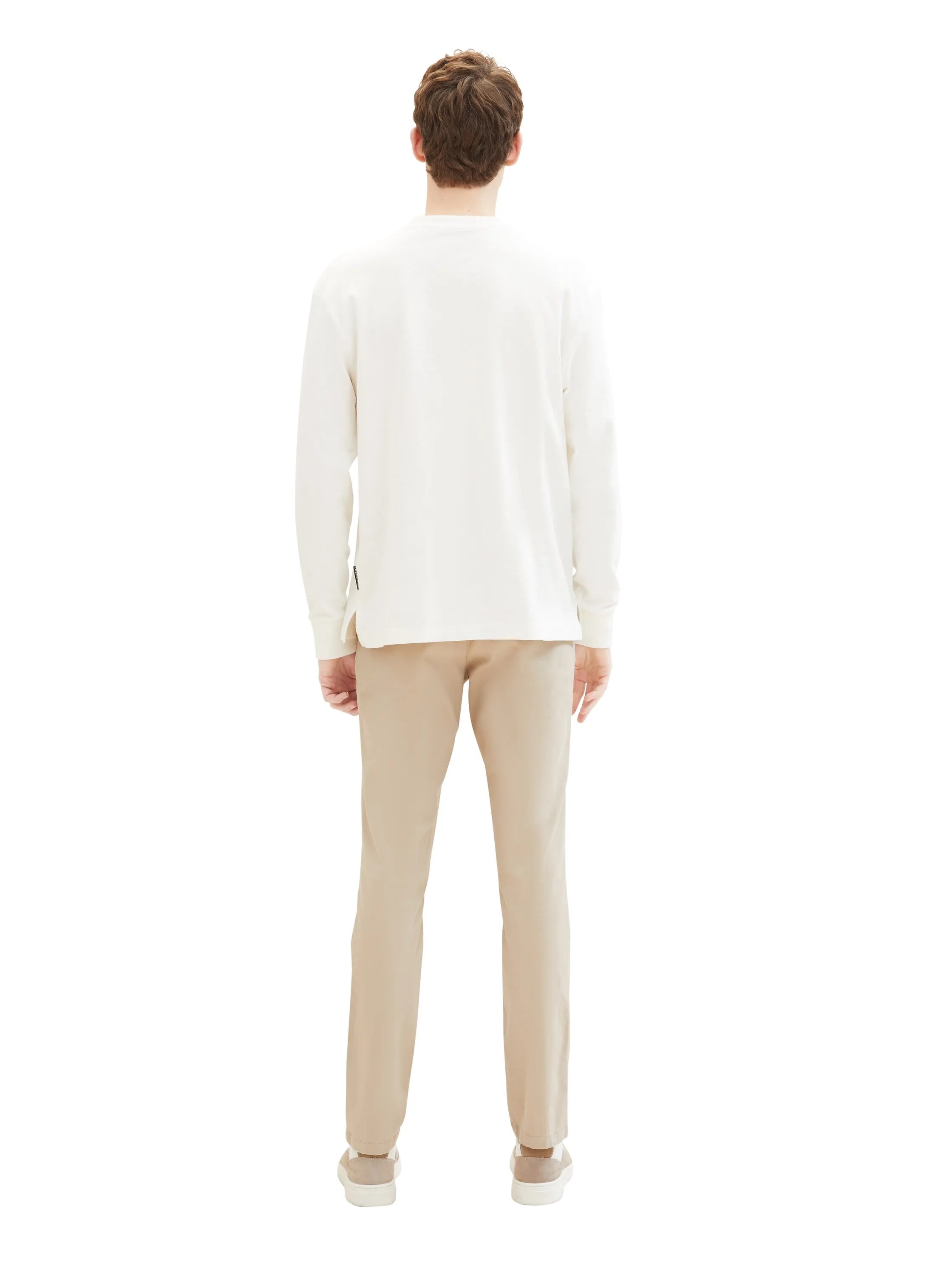 Tom Tailor Silver Ecru Men Chinos Slim SKU: 1032868_11704 Image 04