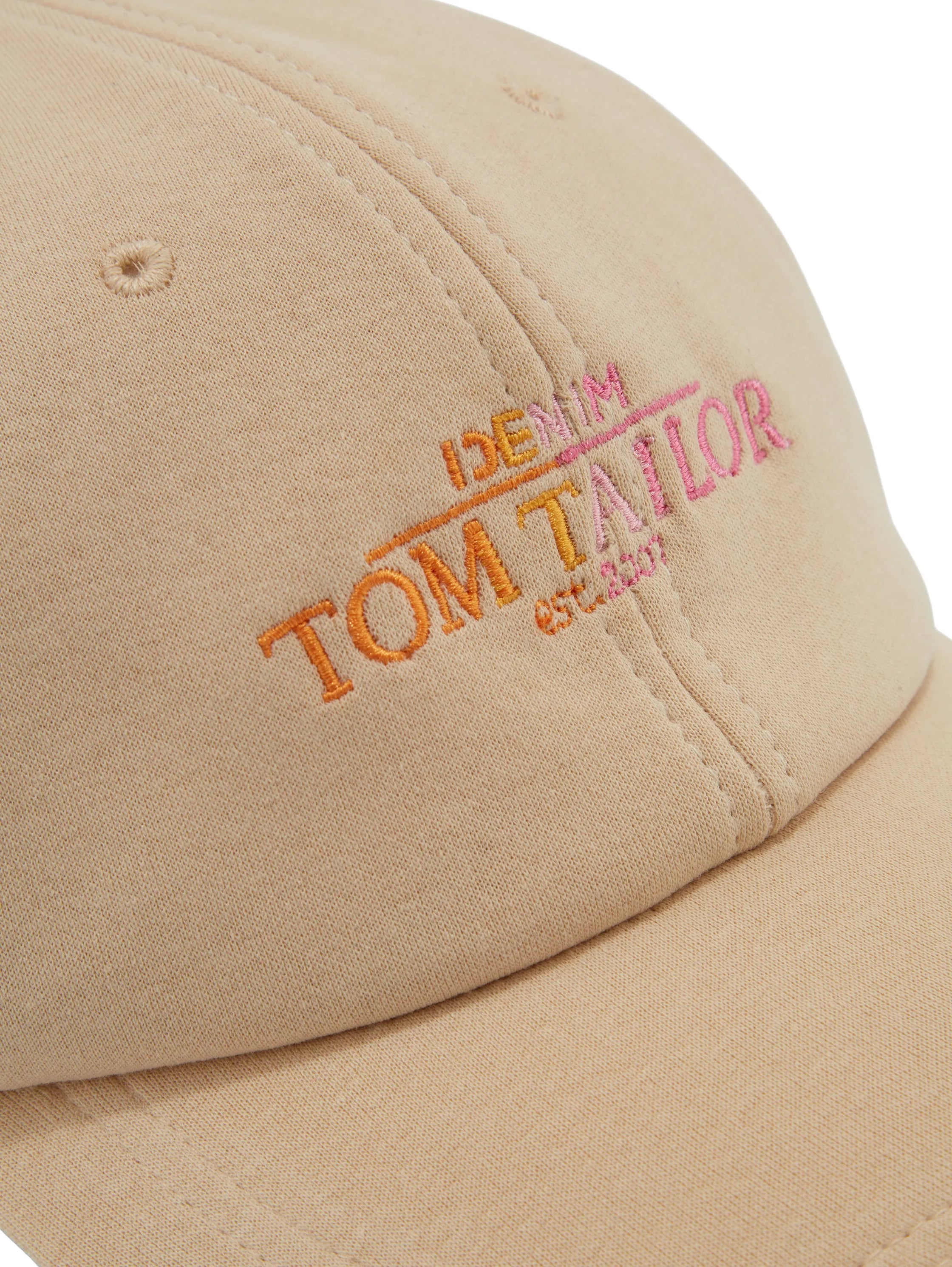 Denim Tom Tailor Dusty Sand Beige Women Cap with Logo Embroidery SKU: 1033075_31700 Image 04