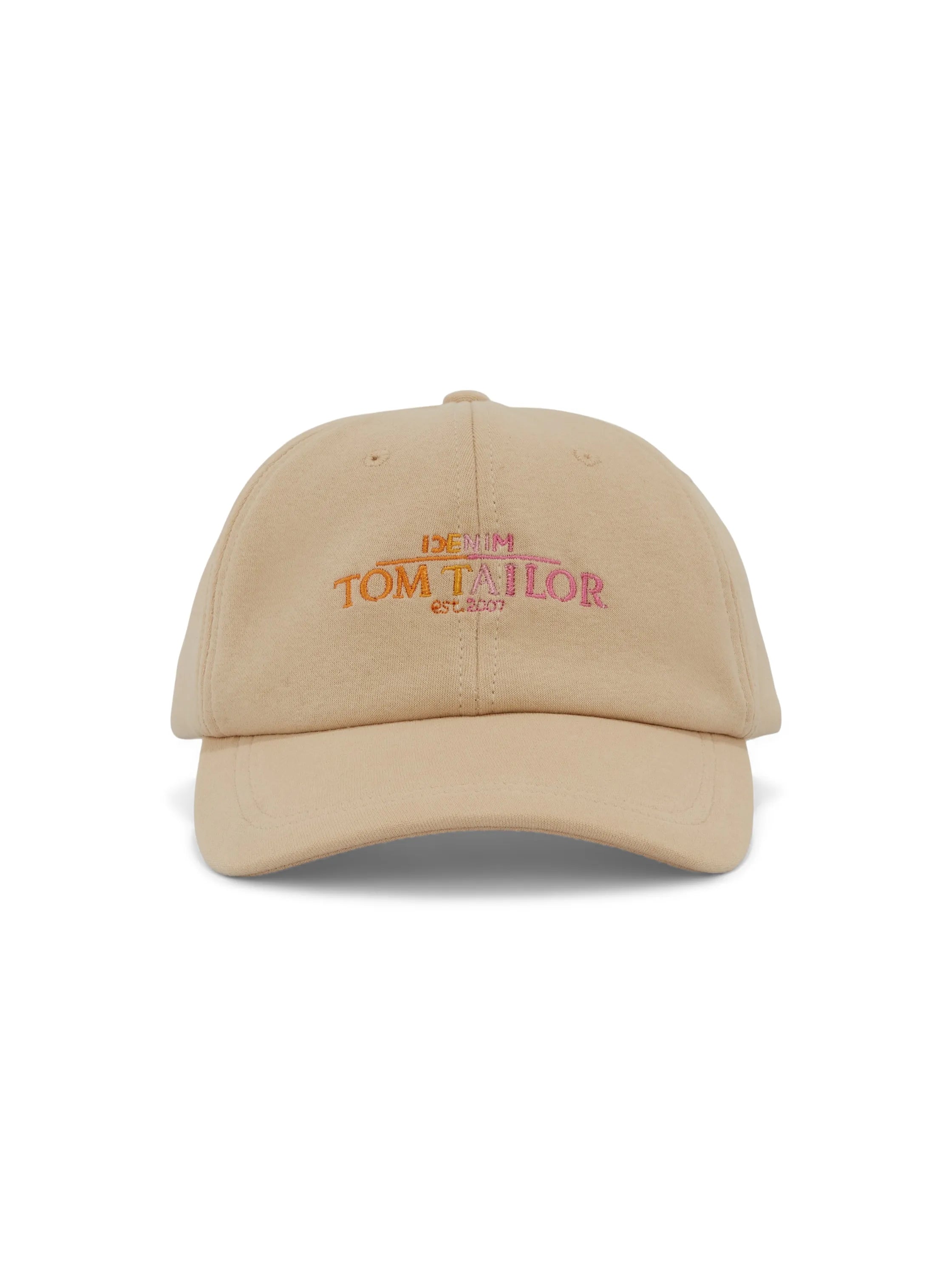 Denim Tom Tailor Dusty Sand Beige Women Cap with Logo Embroidery SKU: 1033075_31700 Image 05