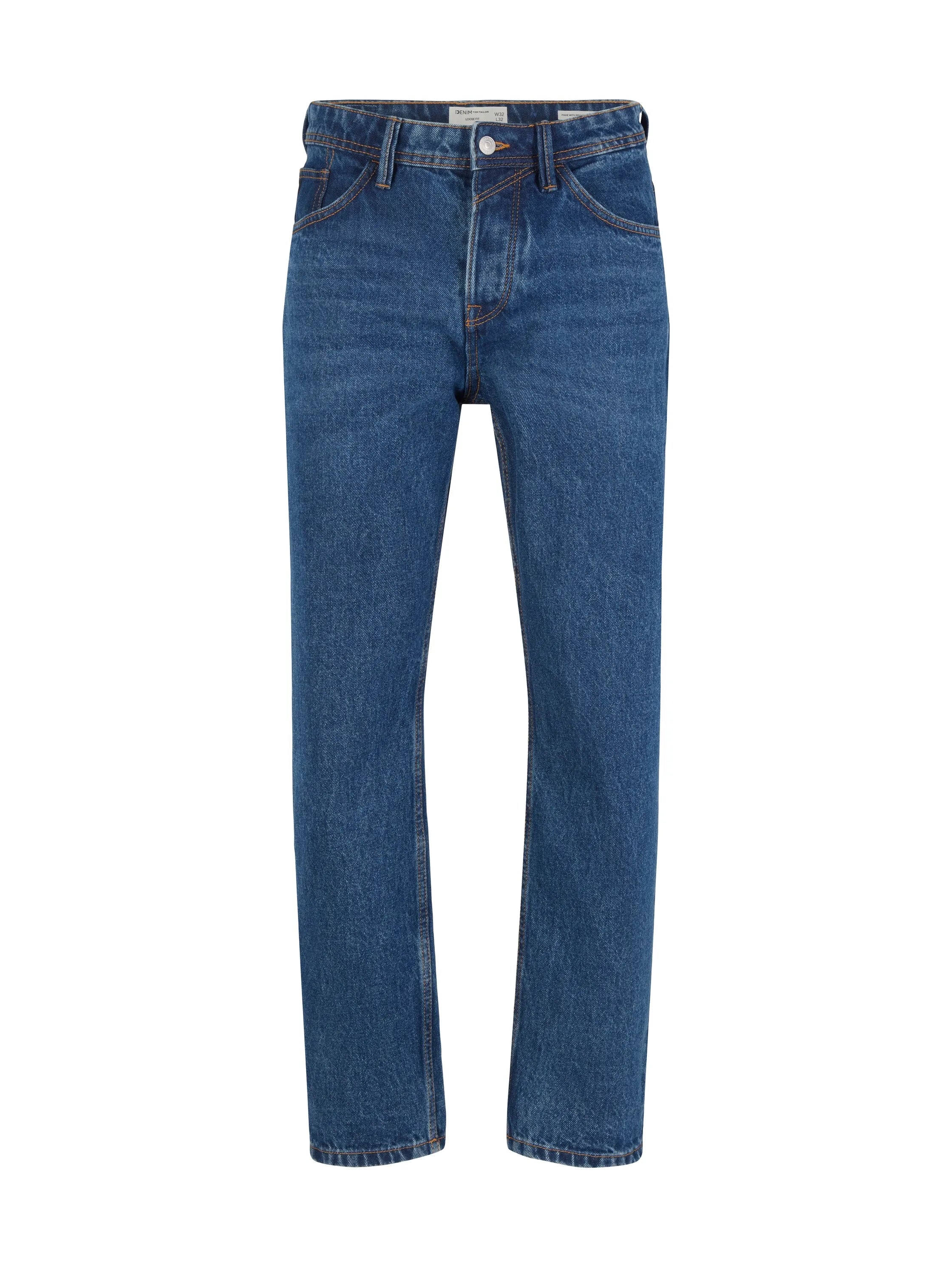 Denim Tom Tailor Used Mid Stone Blue Denim Men Loose-Fit Jeans SKU: 1034858_10119 Image 07