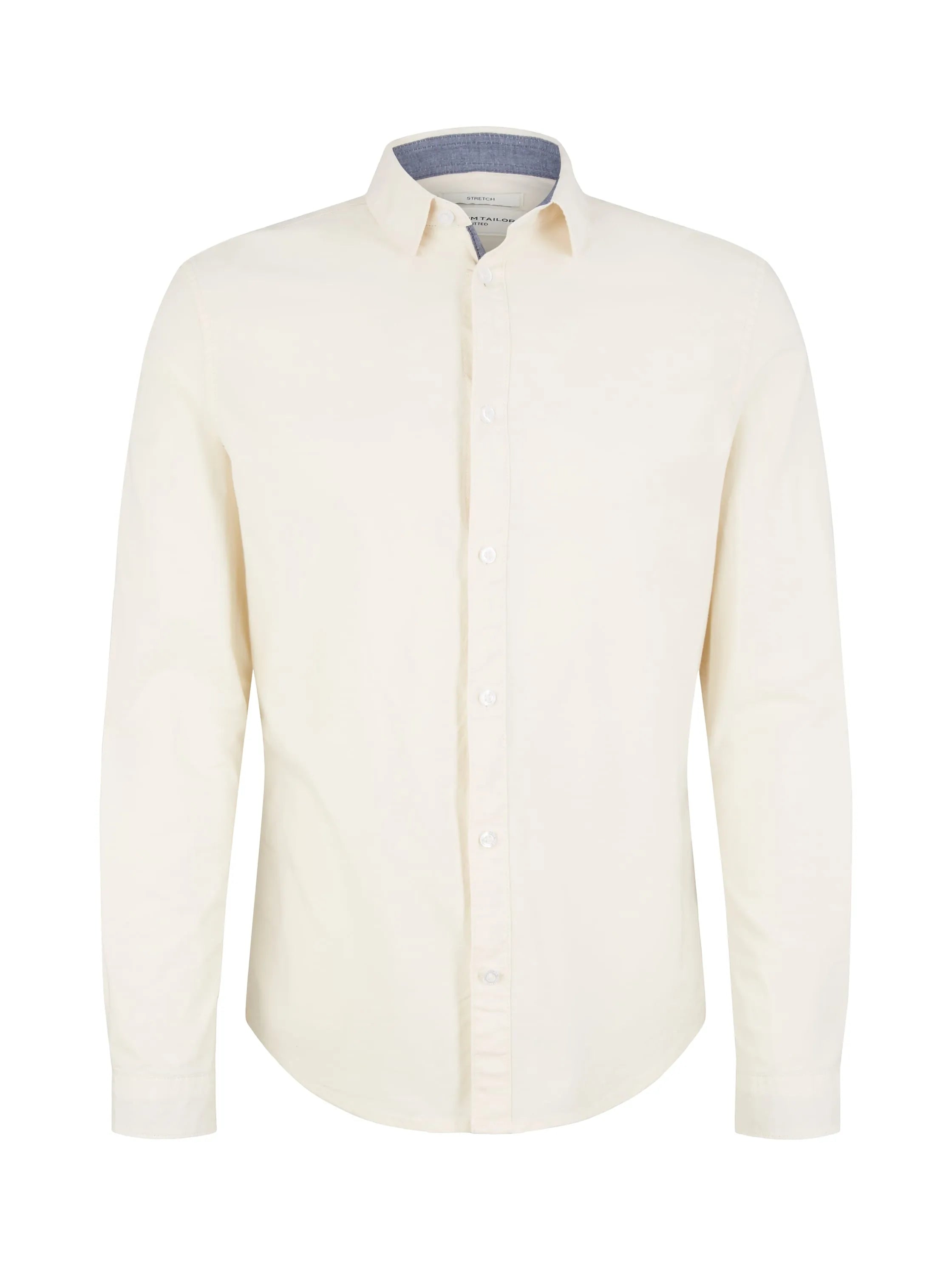 Tom Tailor Vintage Beige Men Basic Shirt SKU: 1034884_18592 Image 07