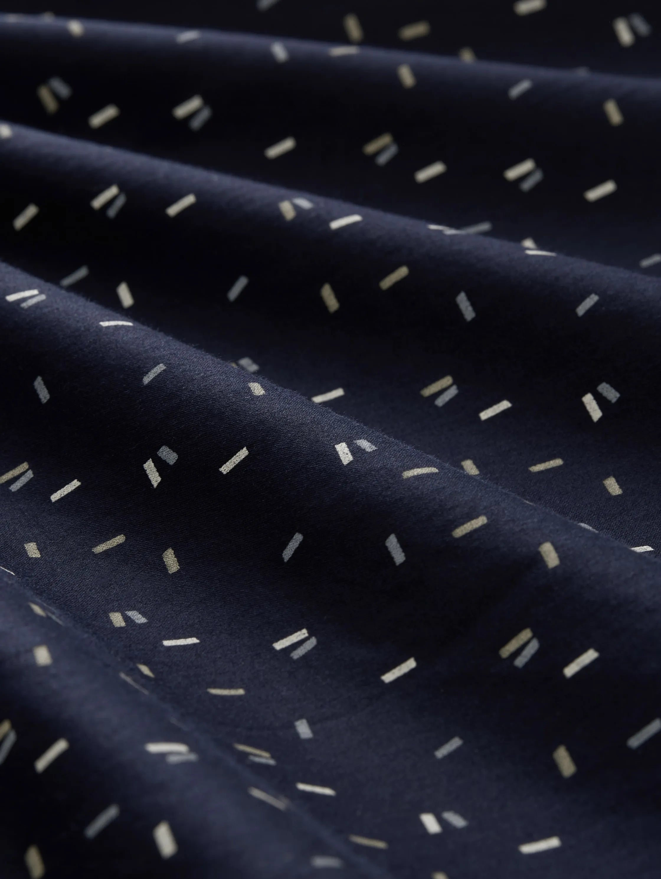 Tom Tailor Navy Geometric Design Men Shirt with an All-Over Print SKU: 1034890_31314 Image 06