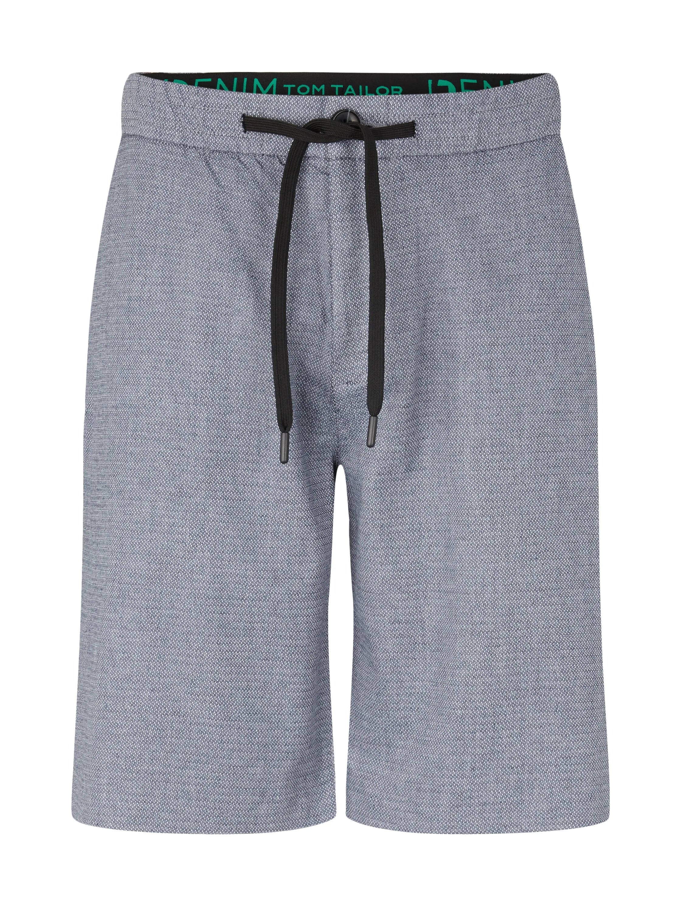 Denim Tom Tailor Navy White Bean Dobby Men Shorts SKU: 1034978_31077 Image 08