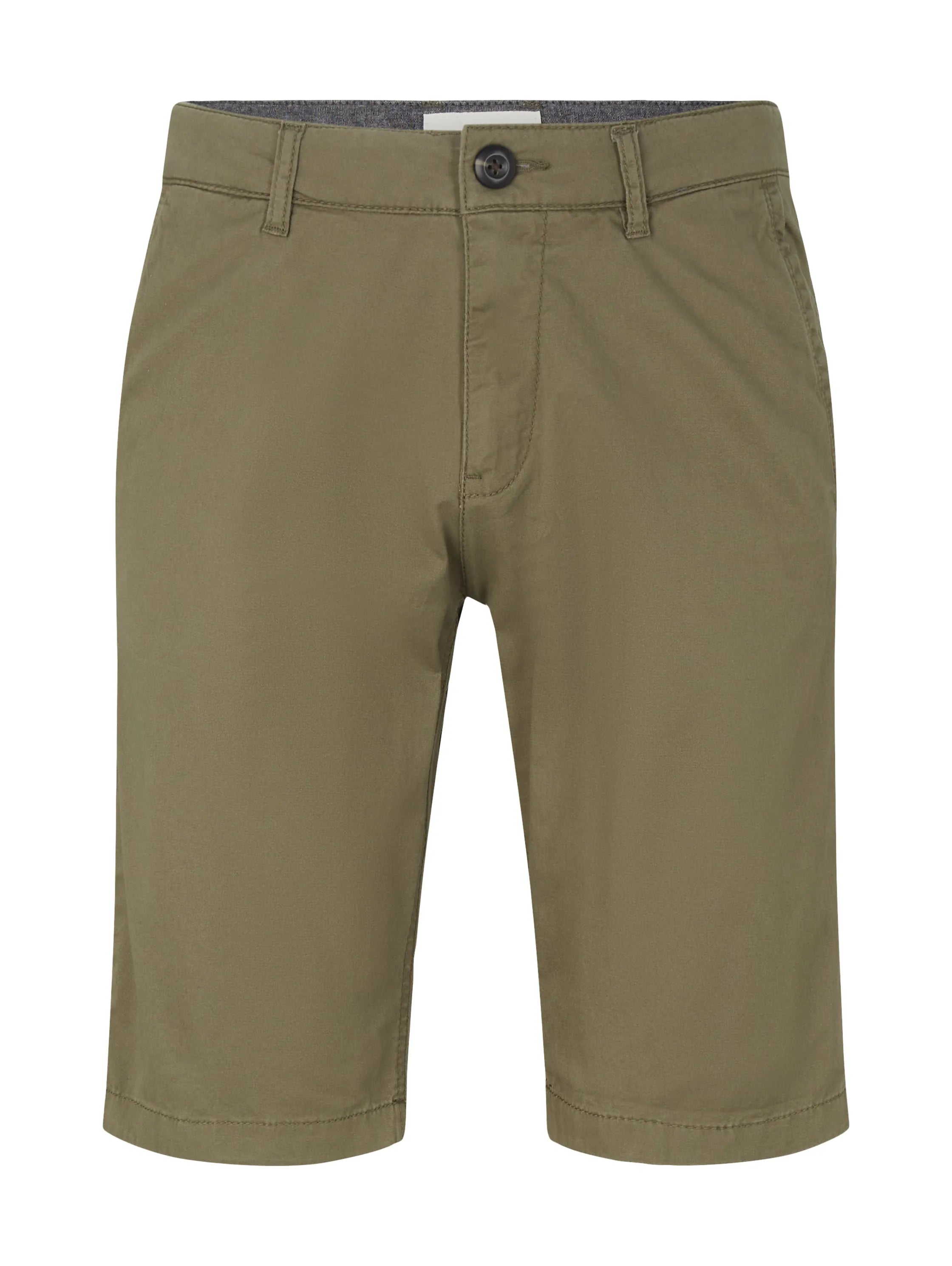 Tom Tailor Dusty Olive Green Men Chino Bermuda Shorts SKU: 1035037_10415 Image 08