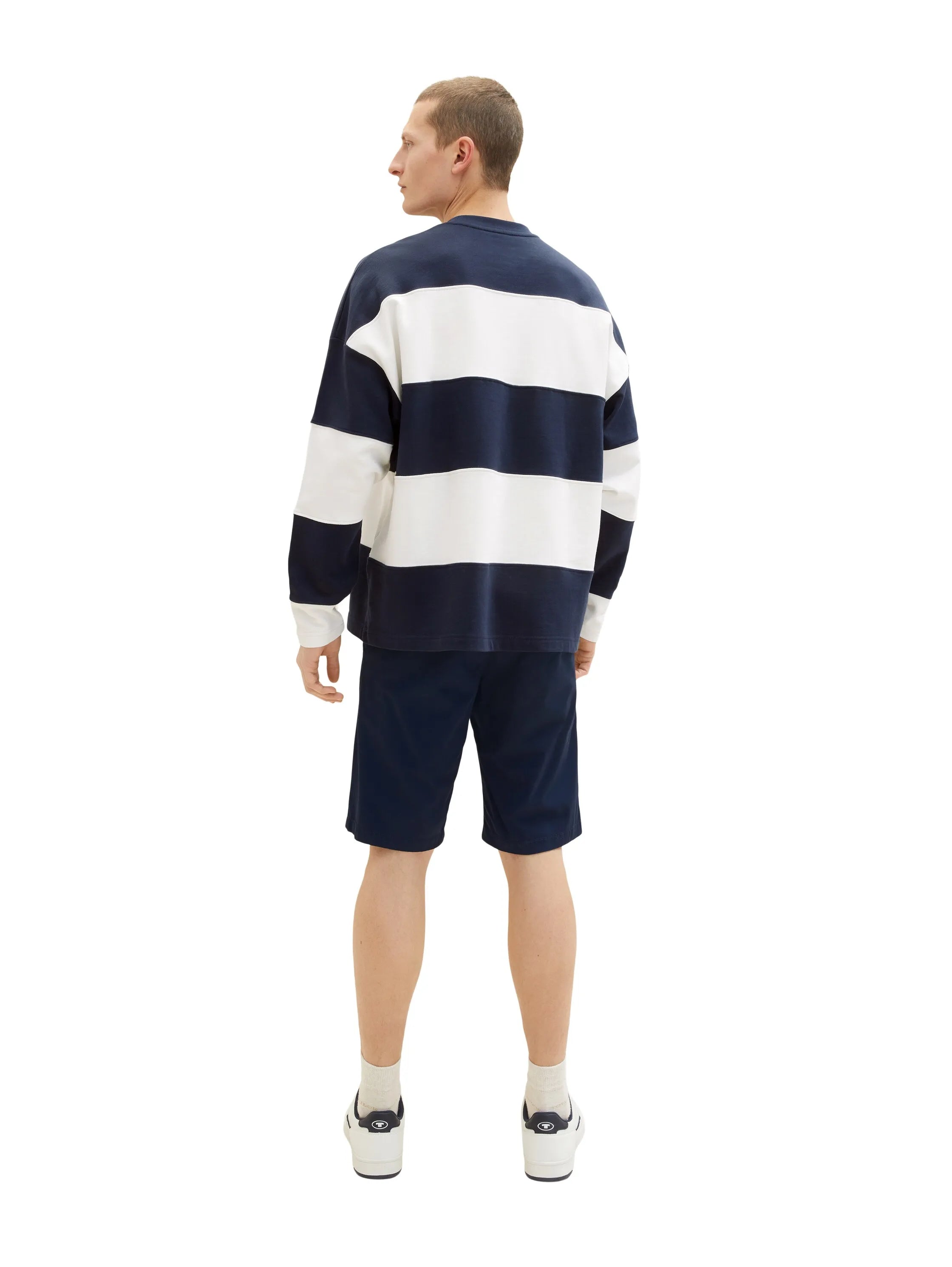 Tom Tailor Sky Captain Blue Men Chino Bermuda Shorts SKU: 1035037_10668 Image 04