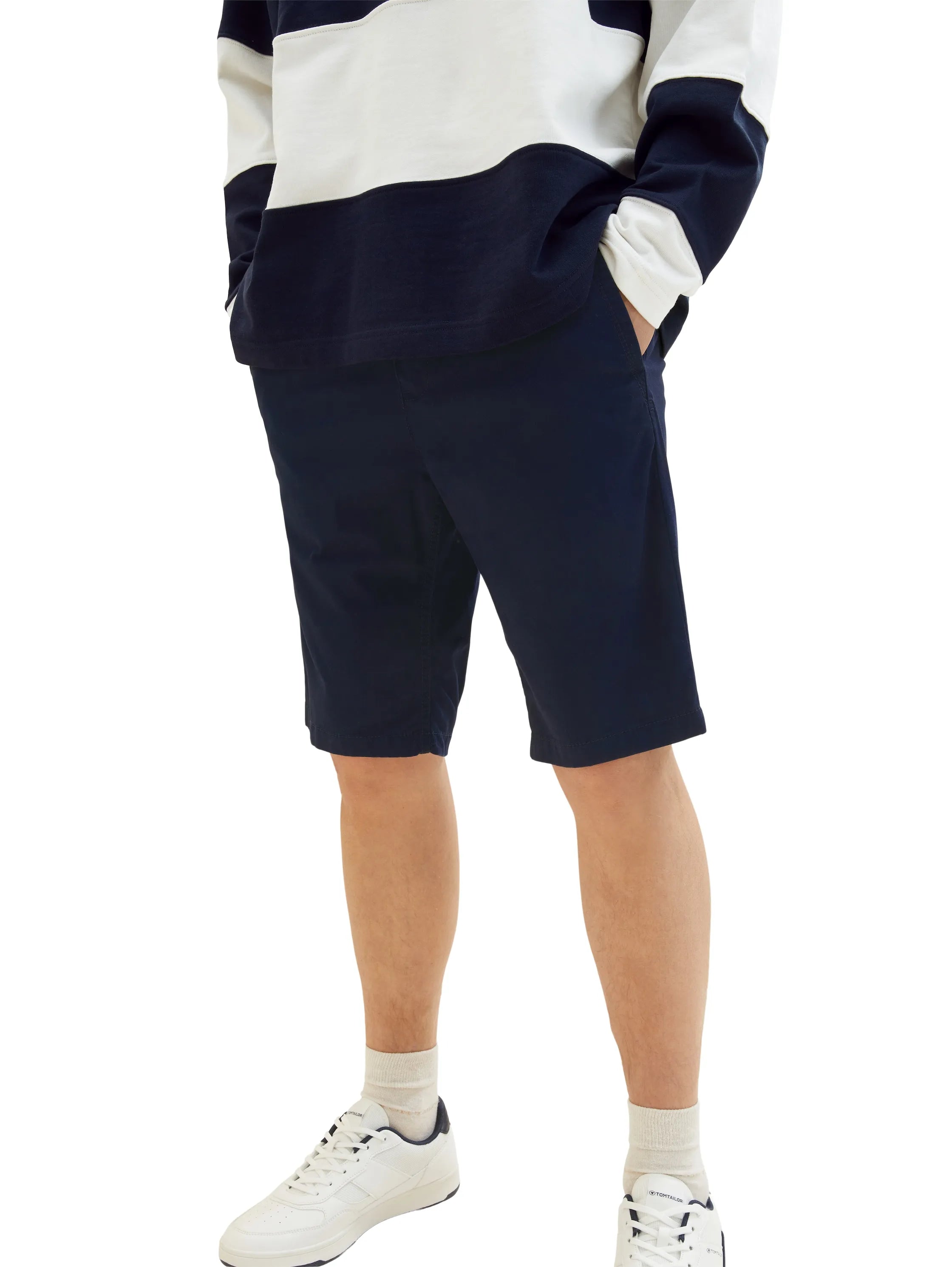 Tom Tailor Sky Captain Blue Men Chino Bermuda Shorts SKU: 1035037_10668 Image 05