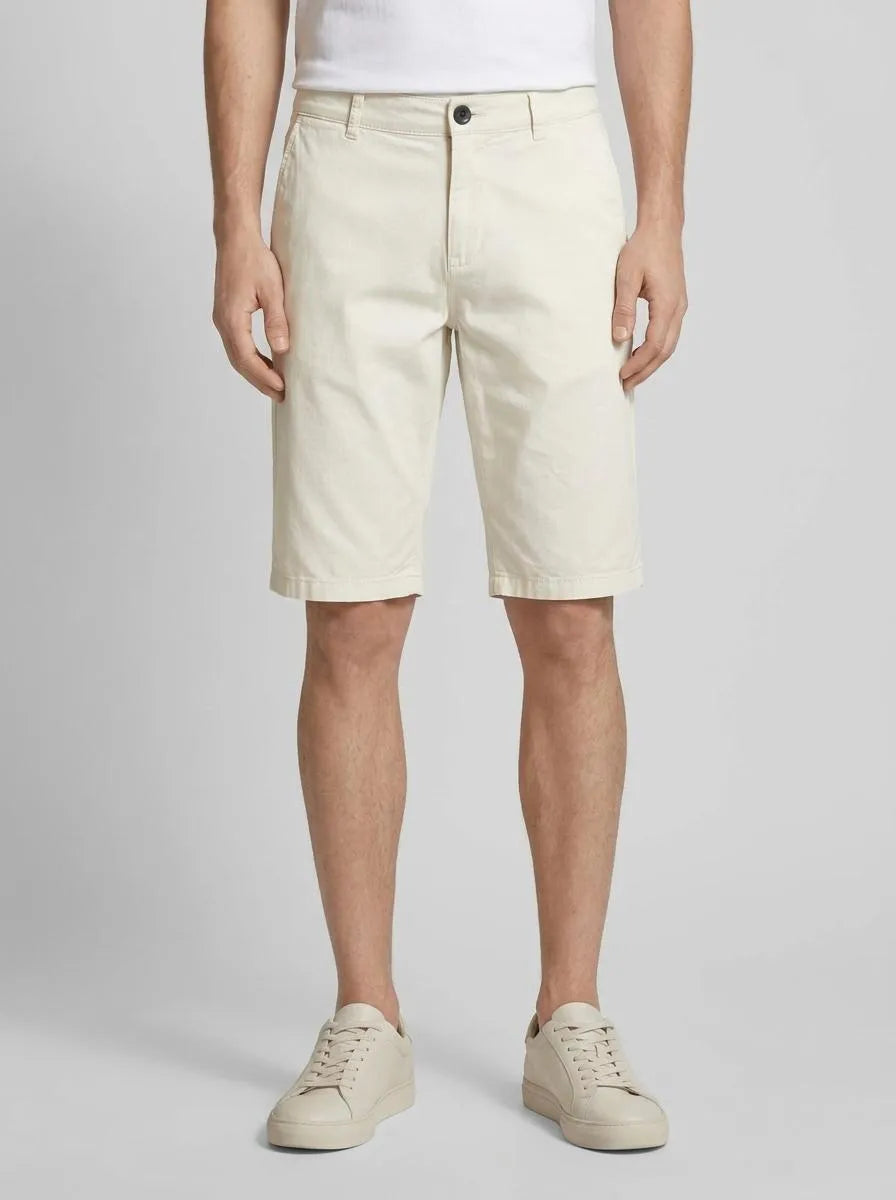 Tom Tailor Creme Men Chino Bermuda Shorts SKU: 1035037_13808 Image 00