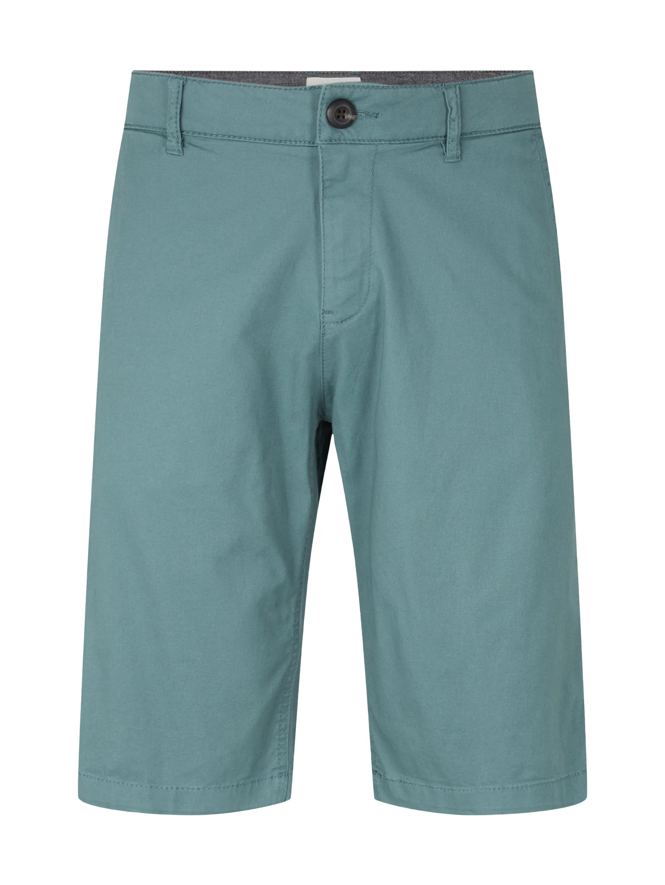 Tom Tailor Deep Bluish Green Men Chino Bermuda Shorts SKU: 1035037_30105 Image 08