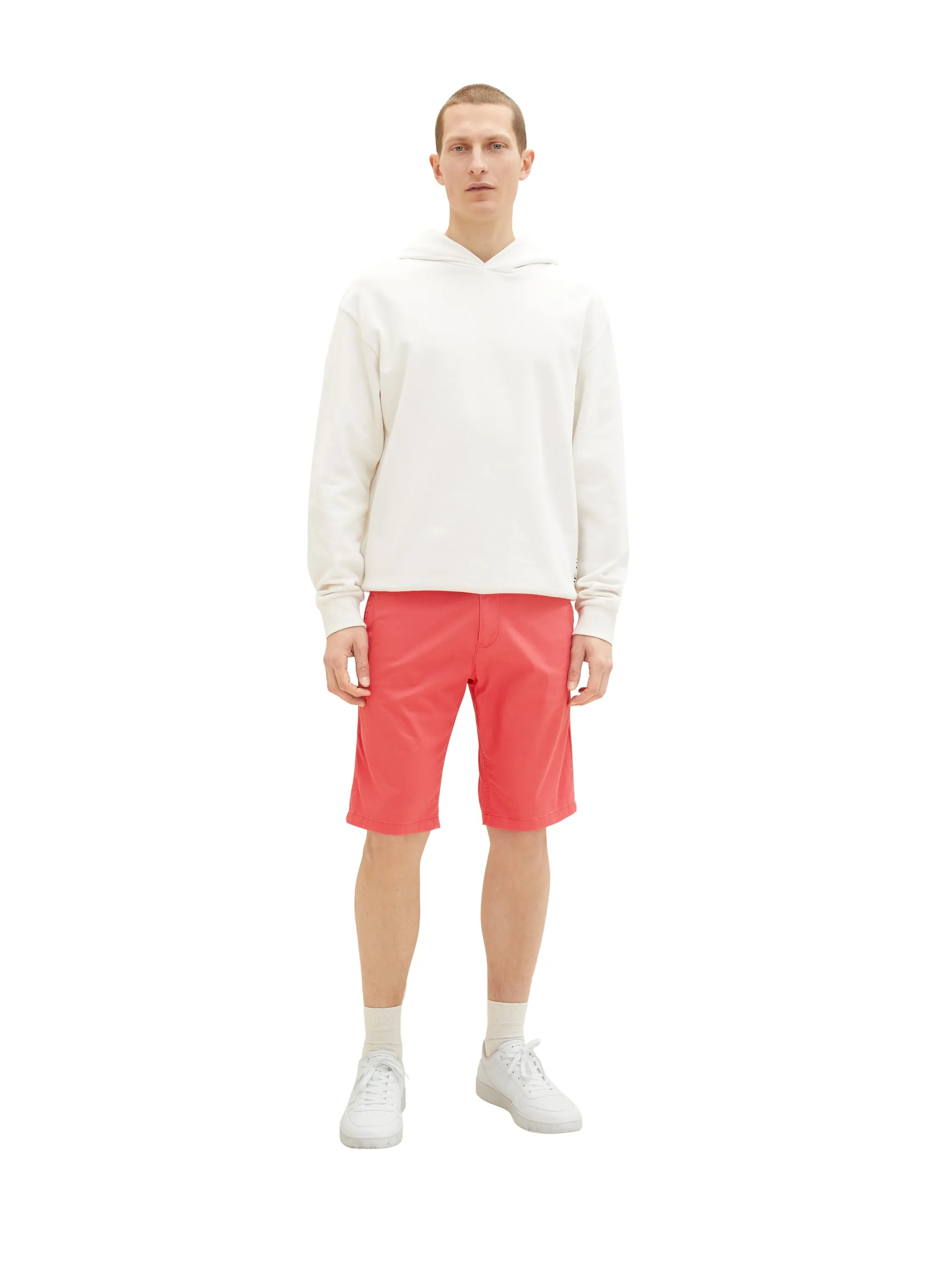 Tom Tailor Soft Berry Red Men Chino Bermuda Shorts SKU: 1035037_31045 Image 03