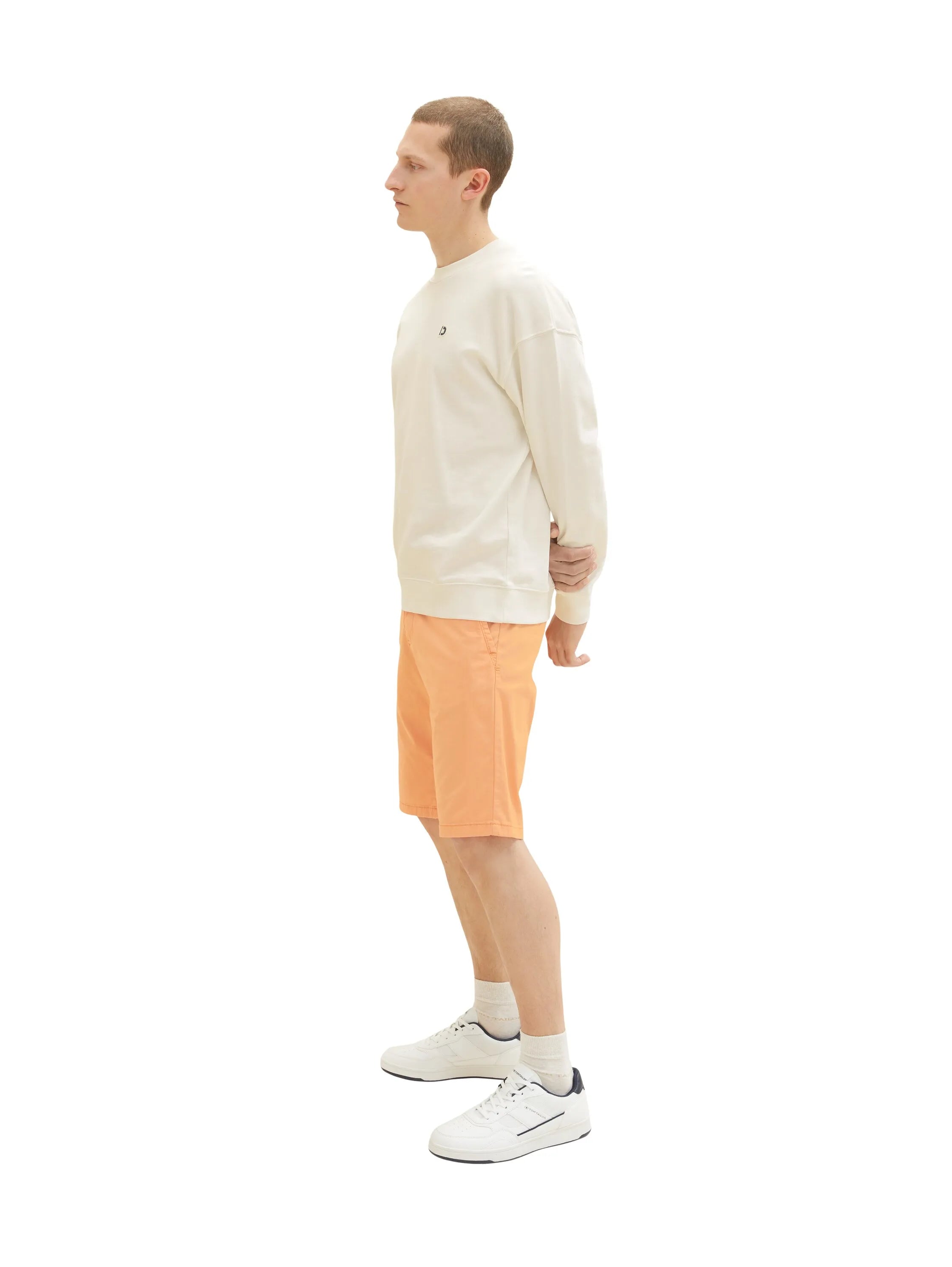 Tom Tailor Copper Orange Men Chino Bermuda Shorts SKU: 1035037_31191 Image 02