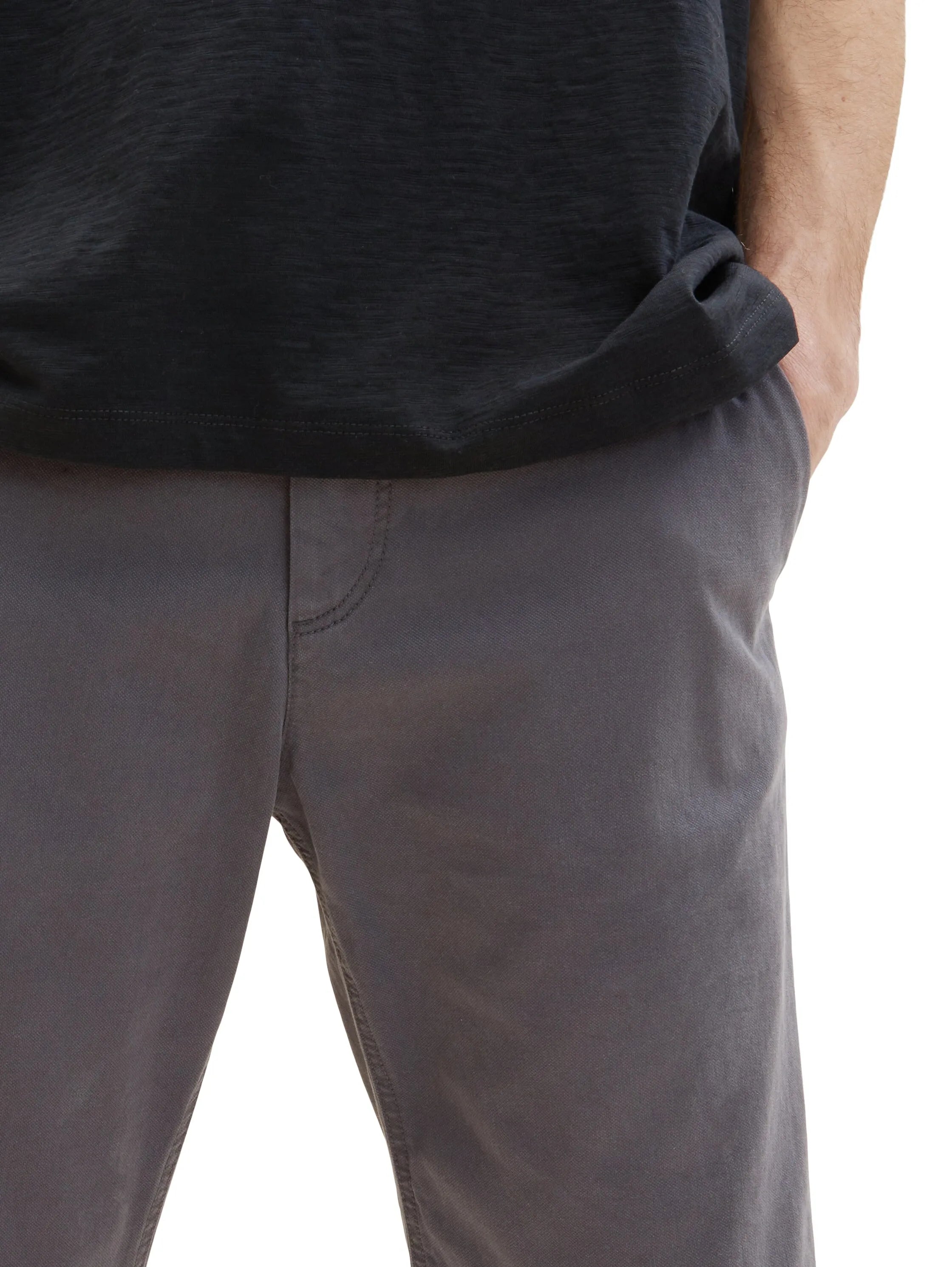 Tom Tailor Tarmac Grey Men Chino Shorts SKU: 1035039_10899 Image 06