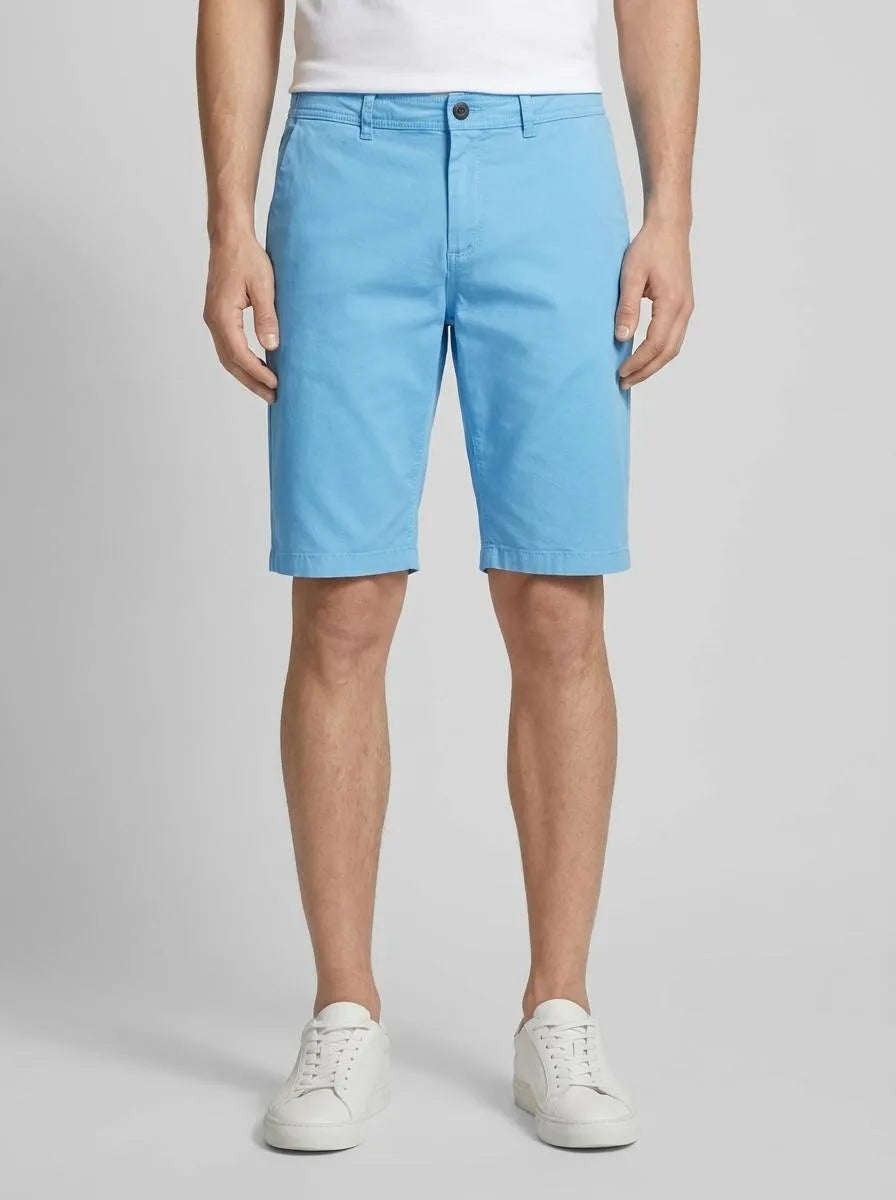Tom Tailor Rainy Sky Blue Men Chino Shorts SKU: 1035039_18395 Image 00