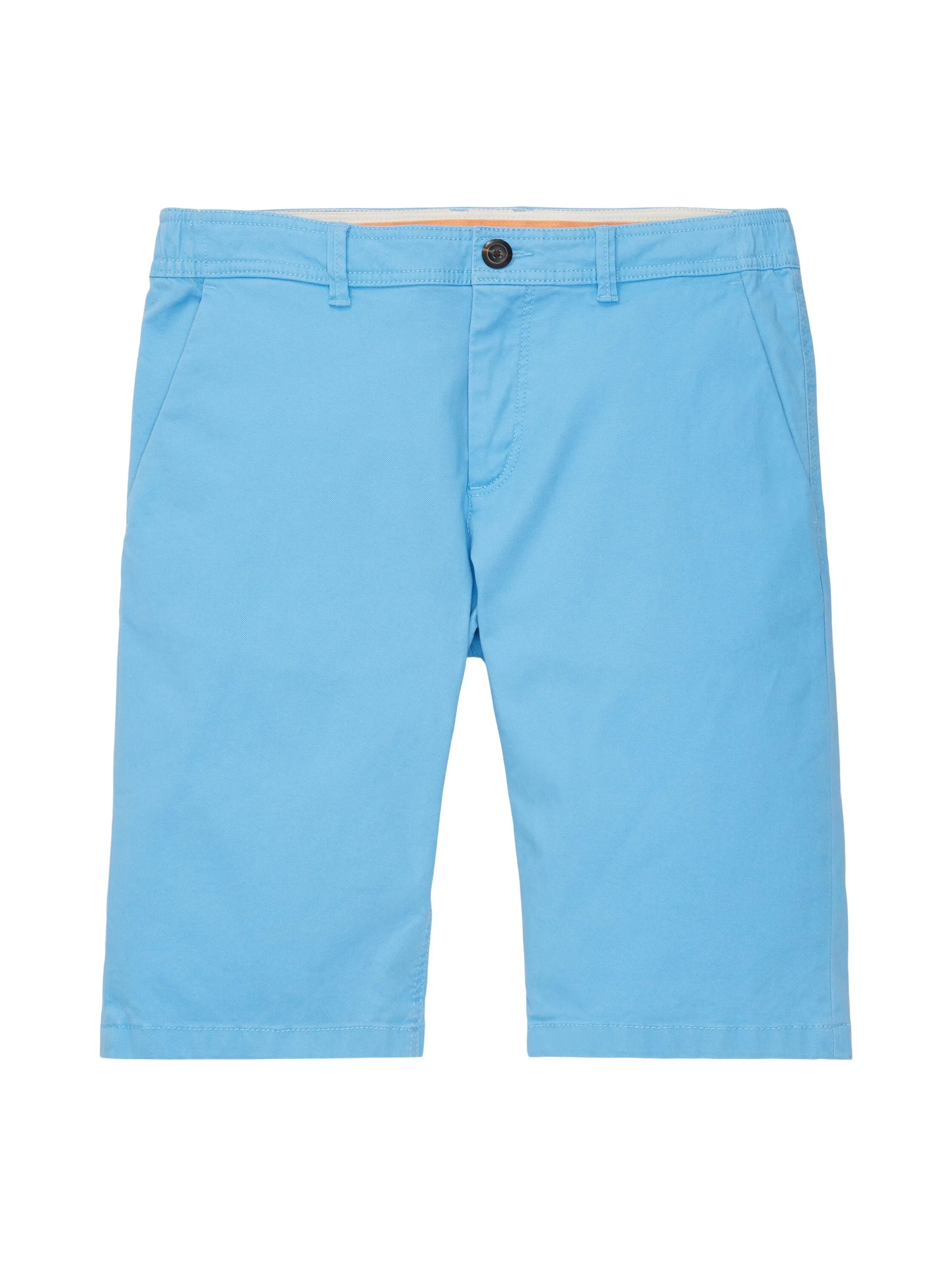 Tom Tailor Rainy Sky Blue Men Chino Shorts SKU: 1035039_18395 Image 08