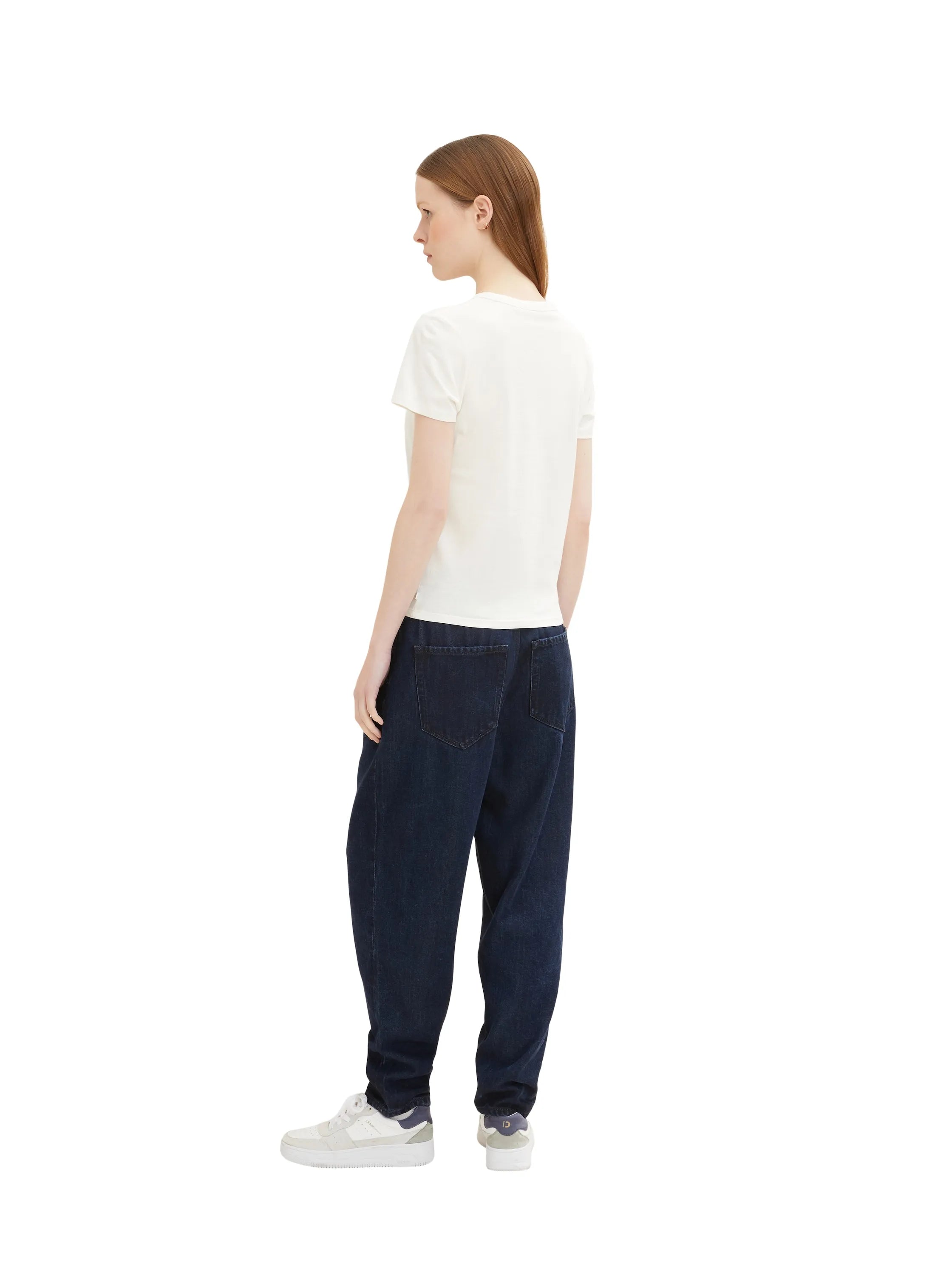Denim Tom Tailor Gardenia White Women T-Shirt with a Print SKU: 1035364_10348 Image 03