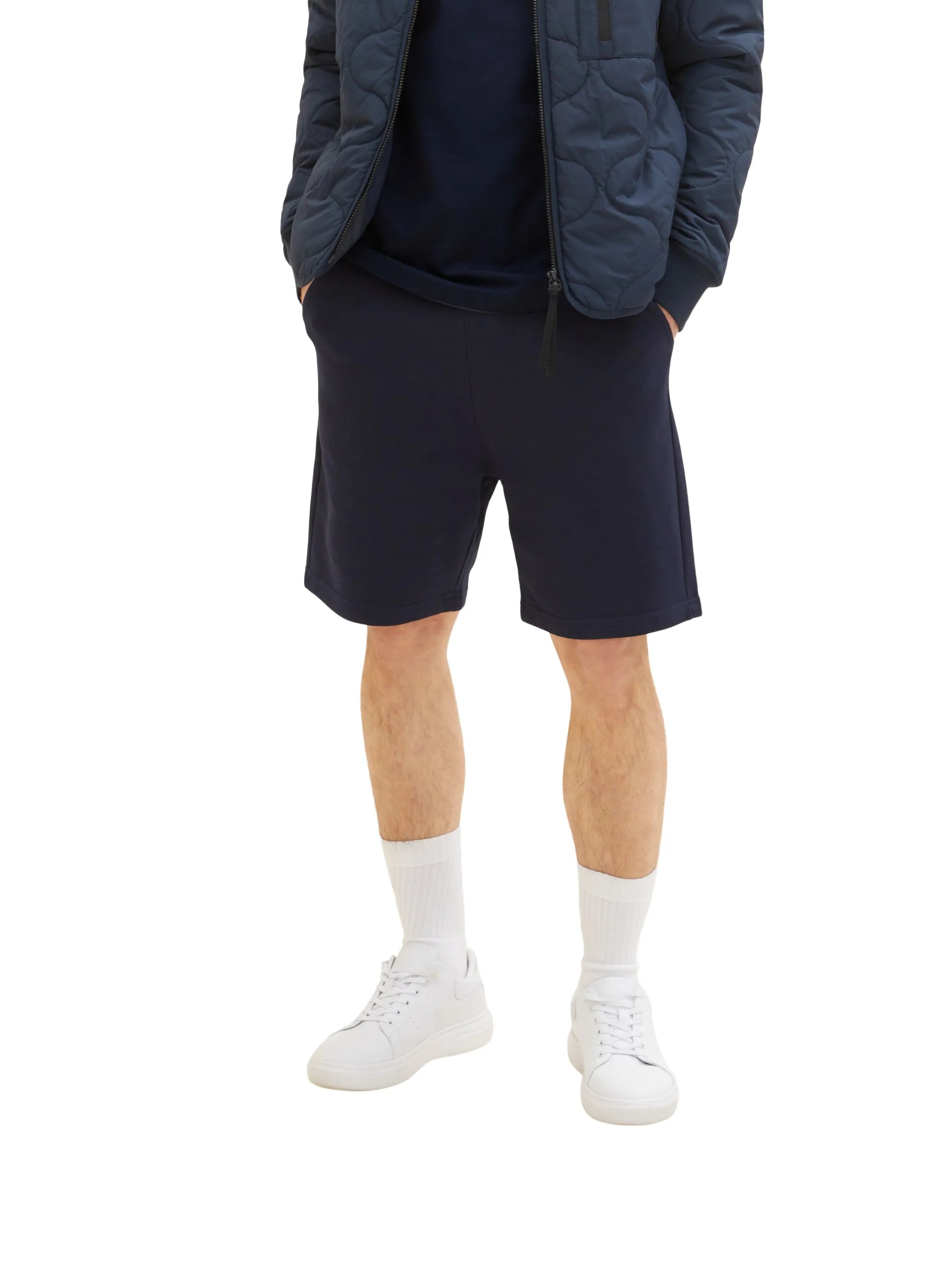 Denim Tom Tailor Sky Captain Blue Men Basic Jogger Shorts SKU: 1035678_10668 Image 01