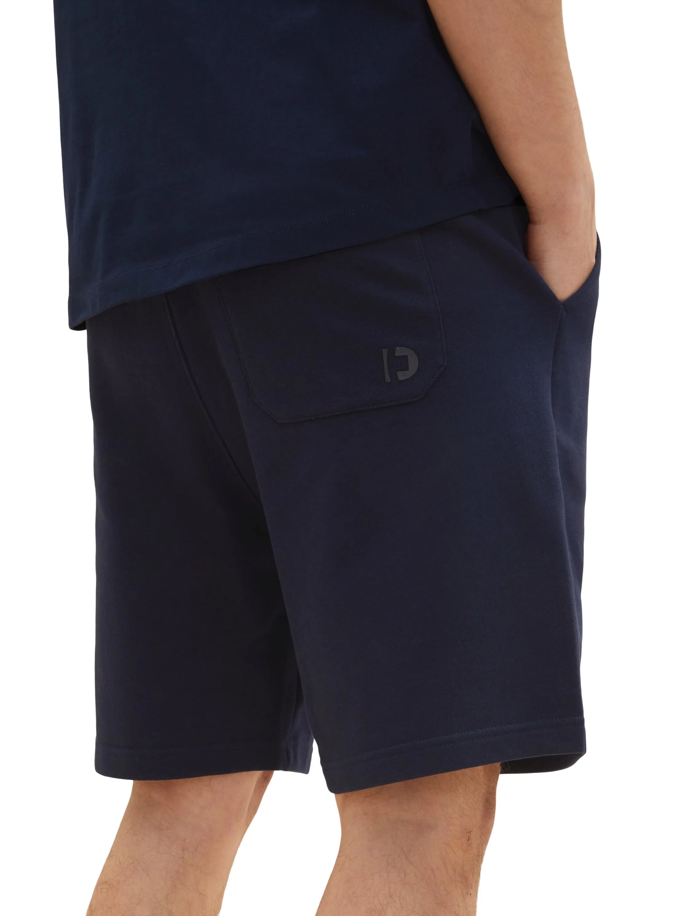 Denim Tom Tailor Sky Captain Blue Men Basic Jogger Shorts SKU: 1035678_10668 Image 06