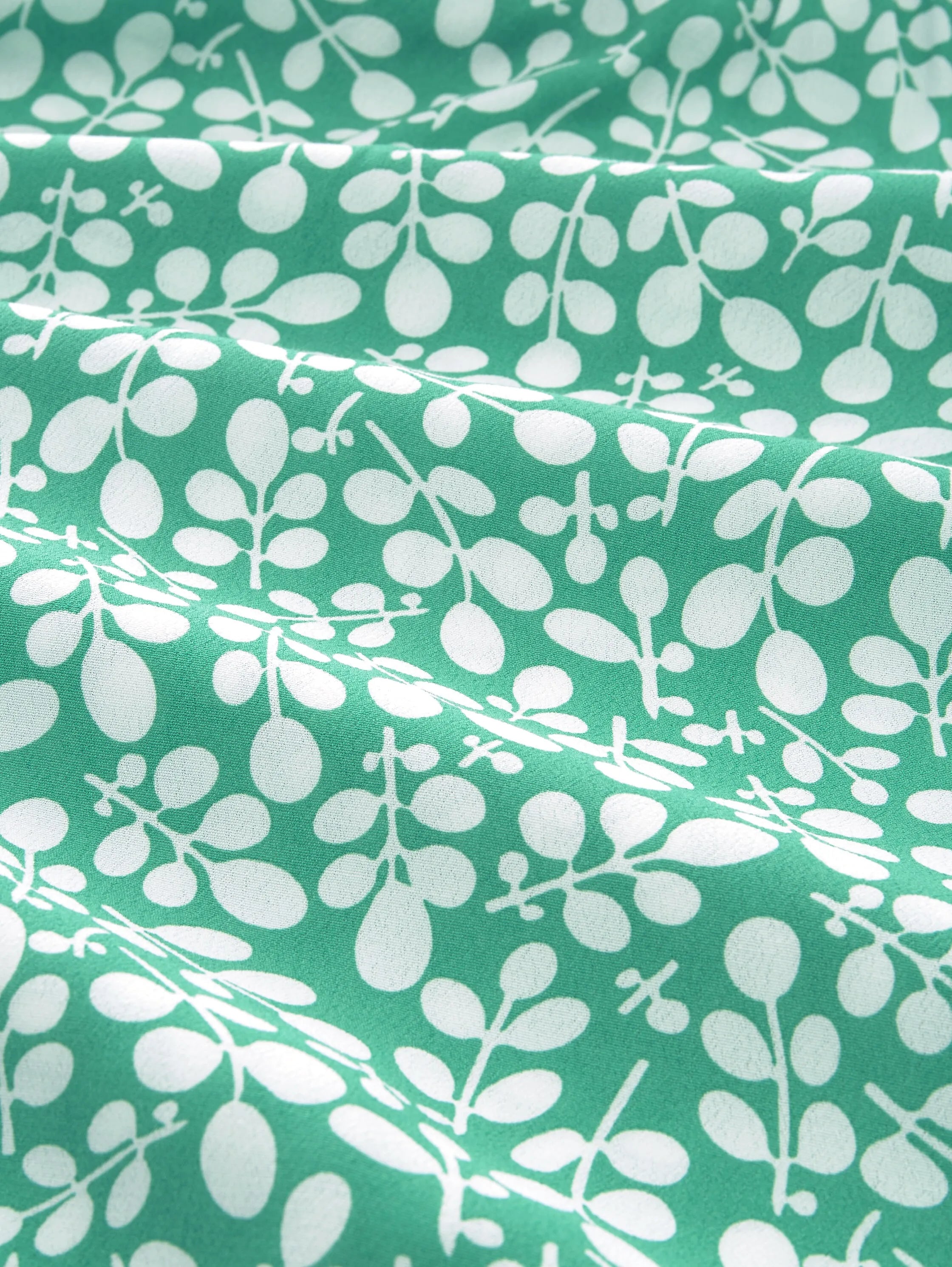 Tom Tailor Green Floral Design Women Dress with an All-Over Print SKU: 1035862_31117 Image 06