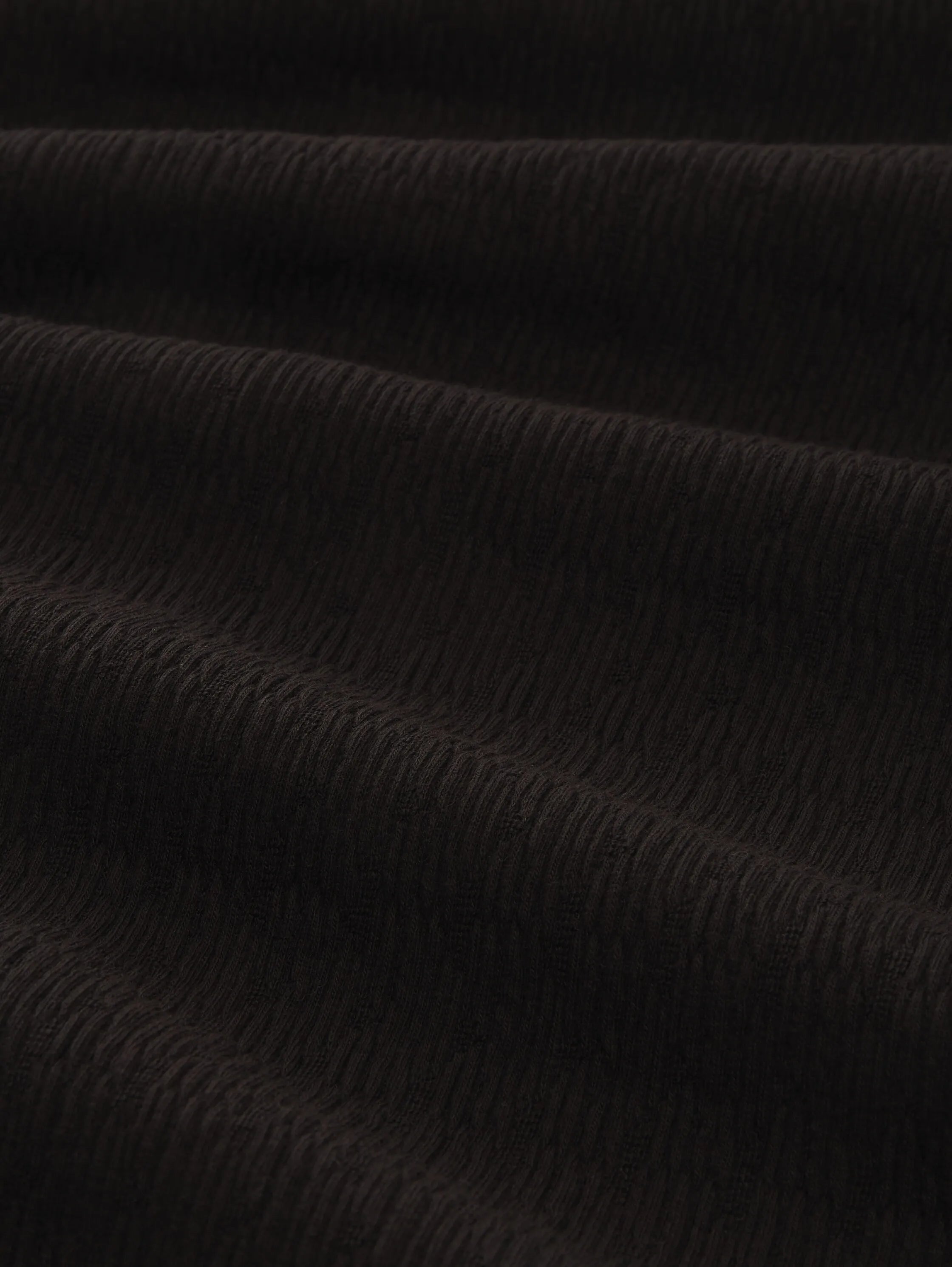 Denim Tom Tailor Deep Black Women Textured Long-Sleeved Shirt SKU: 1035870_14482 Image 06