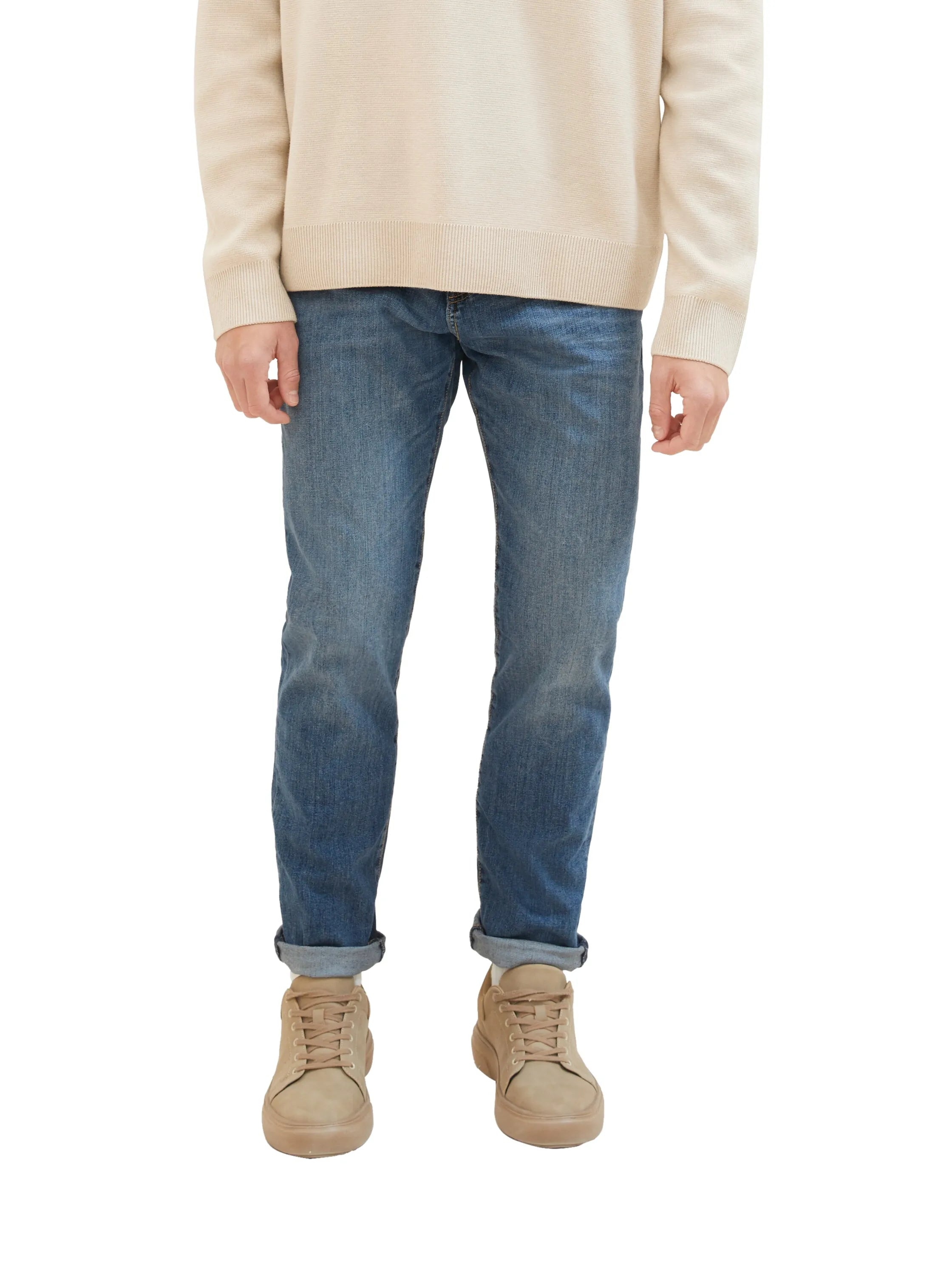 Tom Tailor Blue Denim Men Josh Regular Slim Jeans SKU: 1035878_10110 Image 01