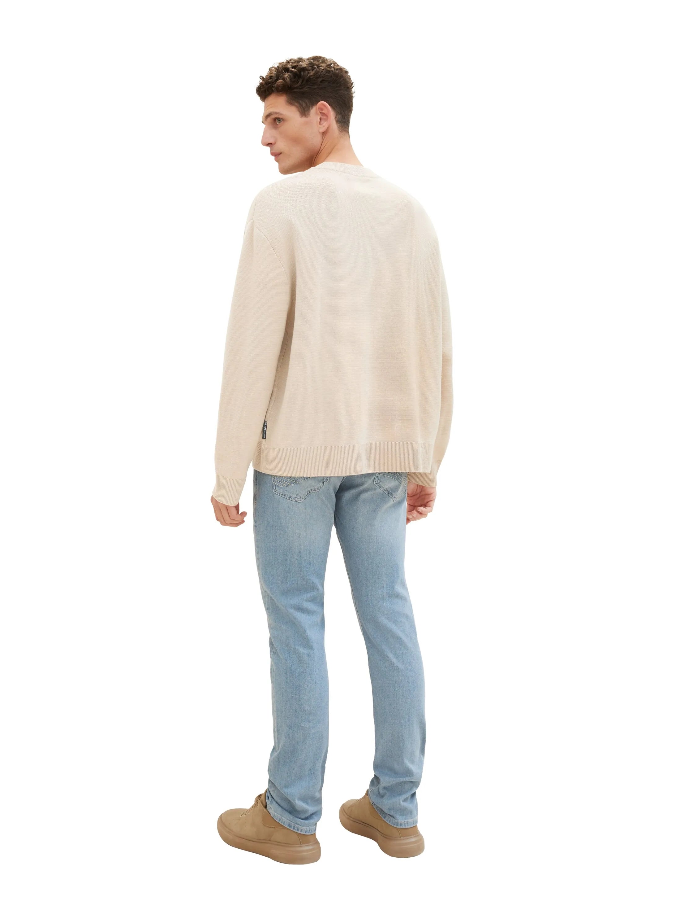 Tom Tailor Super Stone Blue Denim Men Josh Regular Slim Jeans SKU: 1035878_10140 Image 04