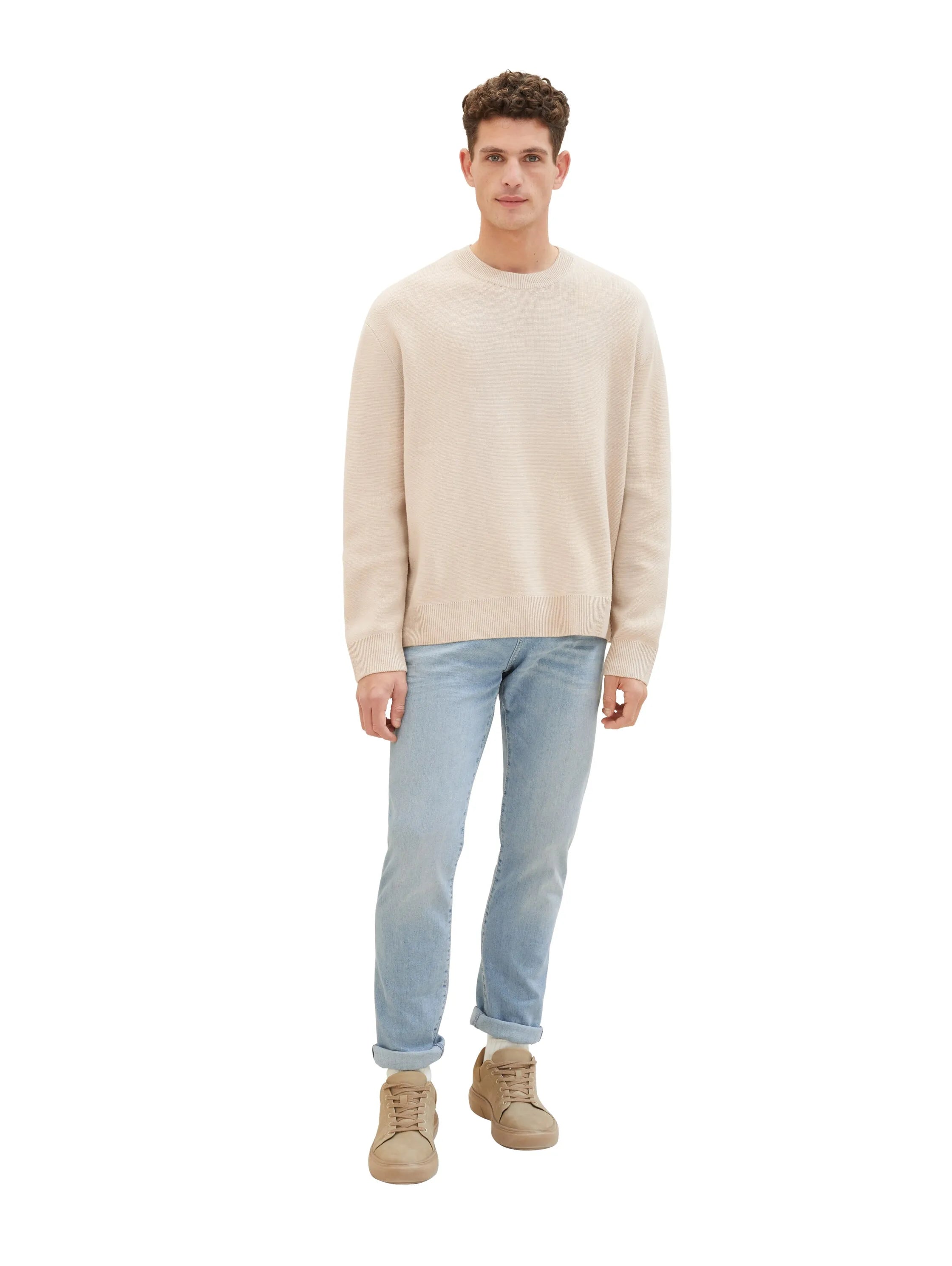 Tom Tailor Super Stone Blue Denim Men Josh Regular Slim Jeans SKU: 1035878_10140 Image 05
