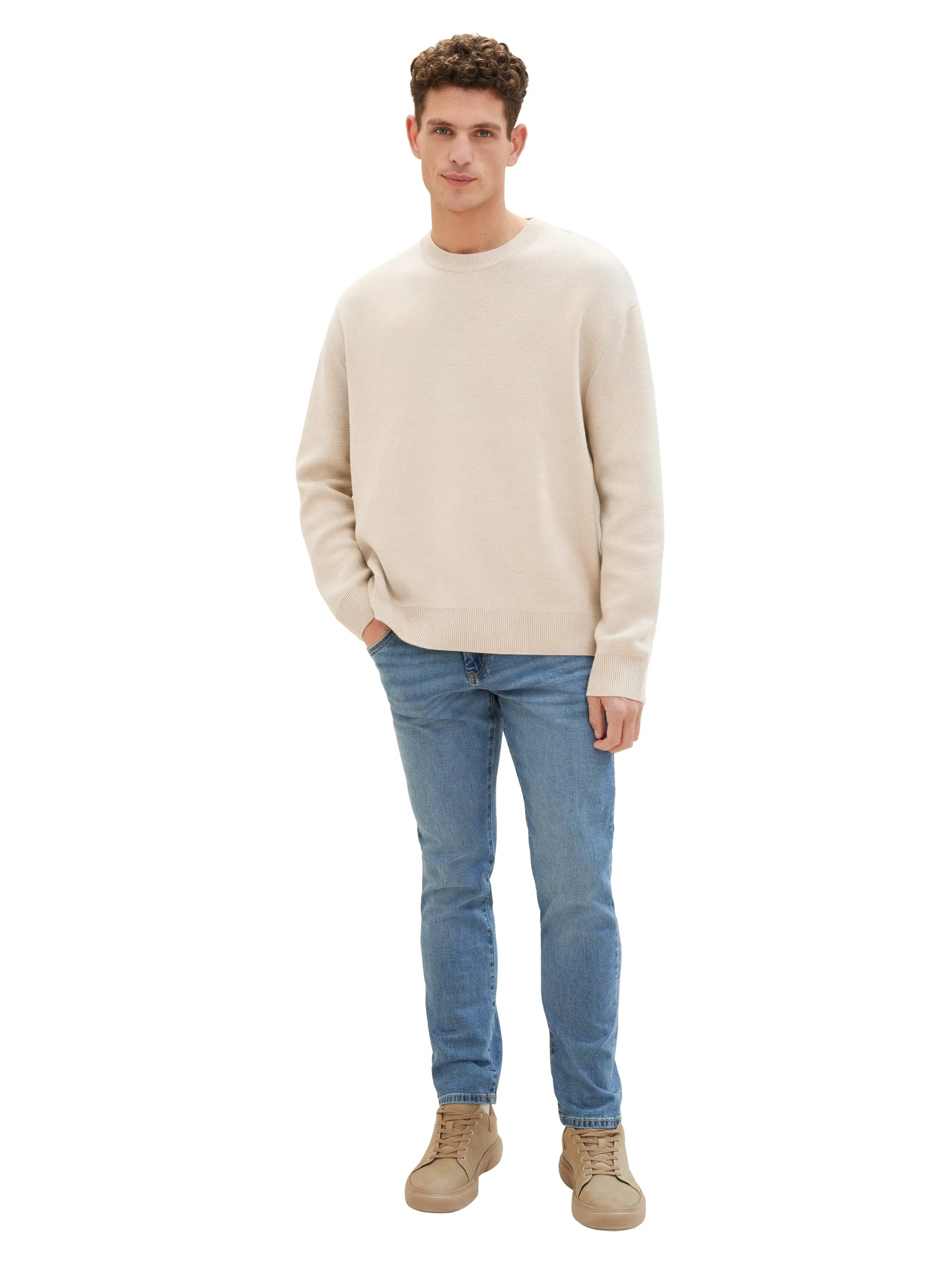 Tom Tailor Light Stone Blue Denim Men Josh Regular Slim Jeans SKU: 1035878_10142 Image 07