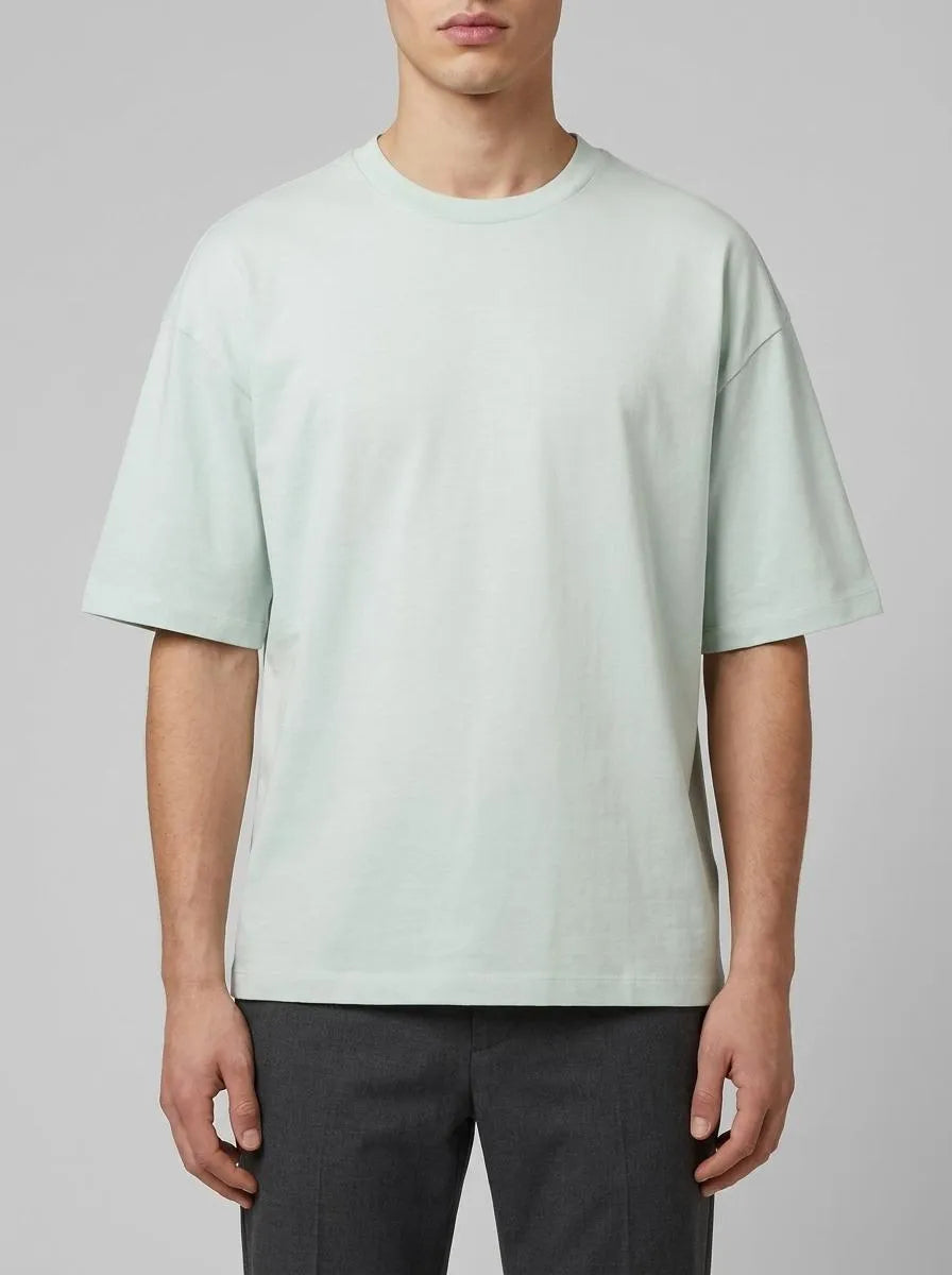 Denim Tom Tailor Sea Foam Men Oversized T-Shirt SKU: 1035912_17549 Image 00