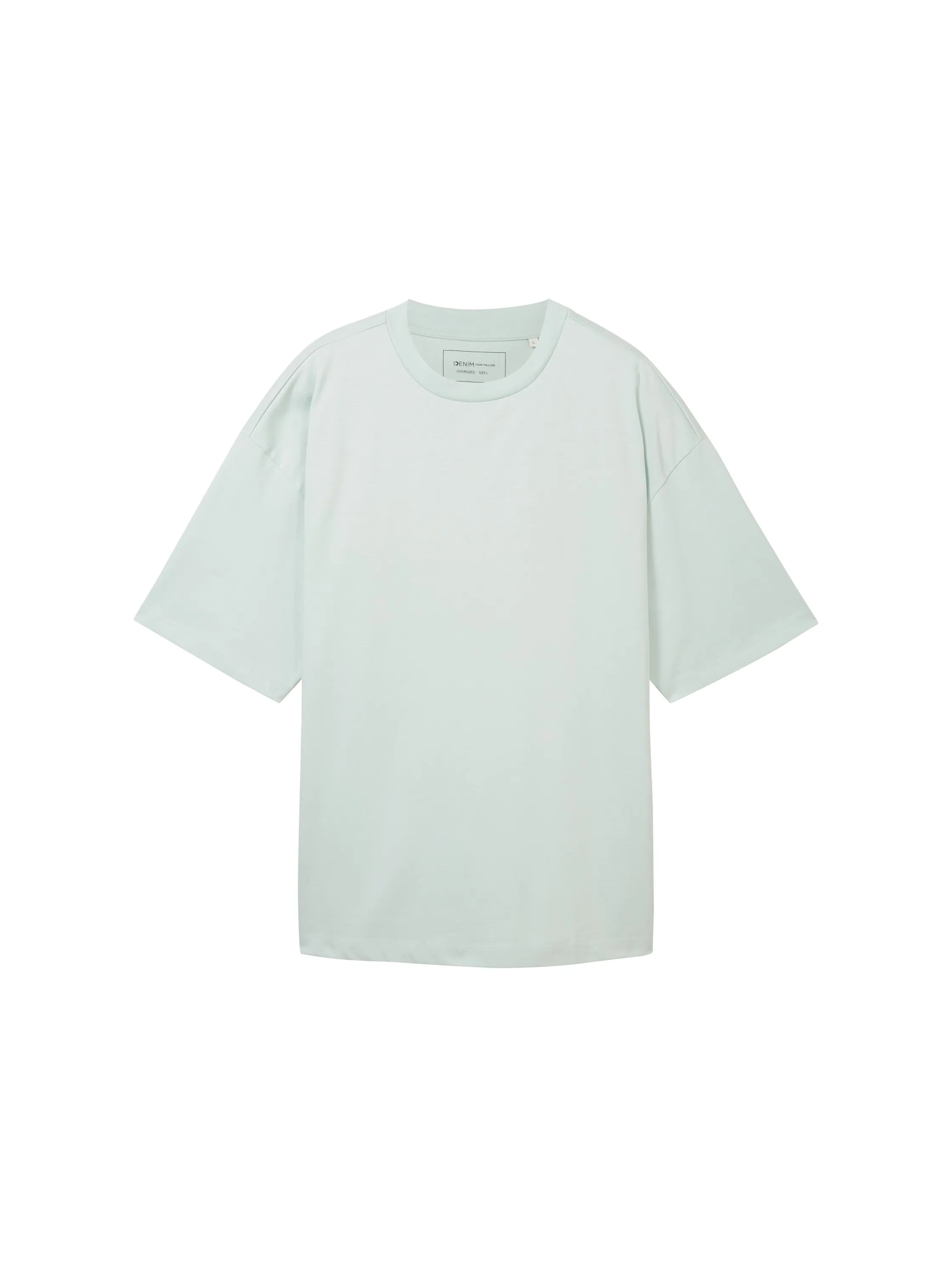 Denim Tom Tailor Sea Foam Men Oversized T-Shirt SKU: 1035912_17549 Image 07