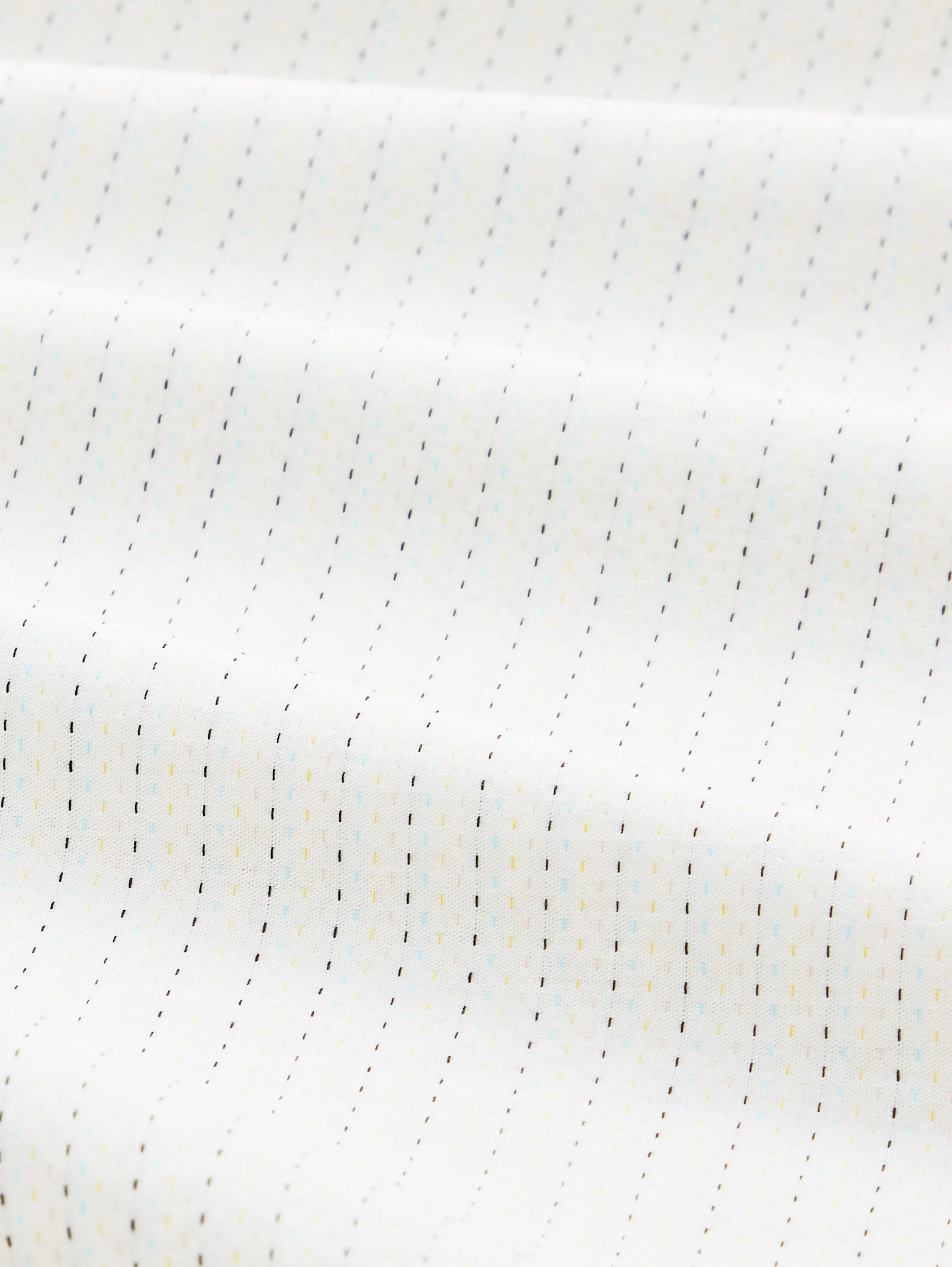 Tom Tailor White Colourful Dots Structure Men Regular Fit Short-Sleeved Dress Shirt SKU: 1036225_31820 Image 06