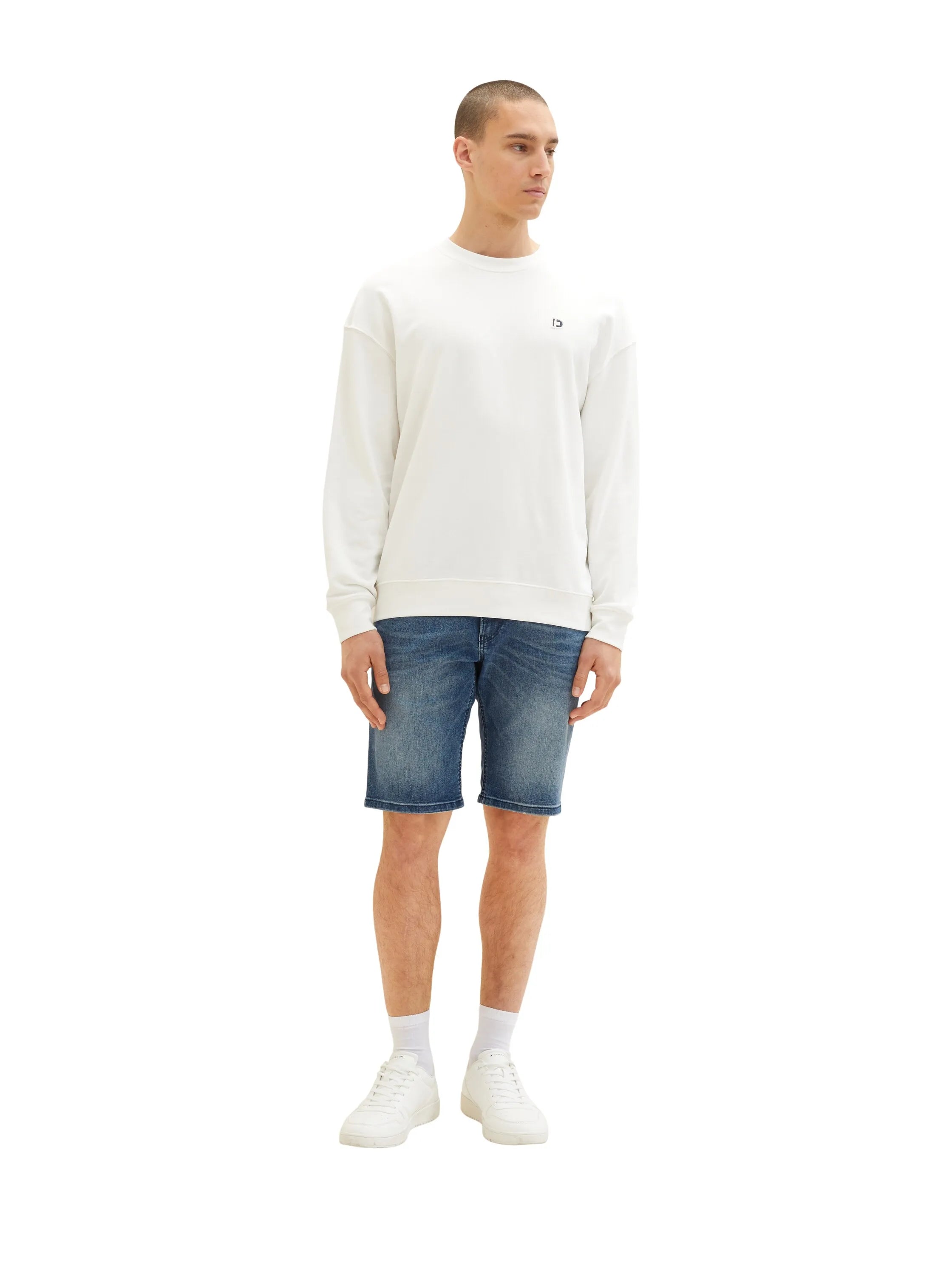 Denim Tom Tailor Tinted Blue Denim Men Jeansshorts SKU: 1036266_10127 Image 06