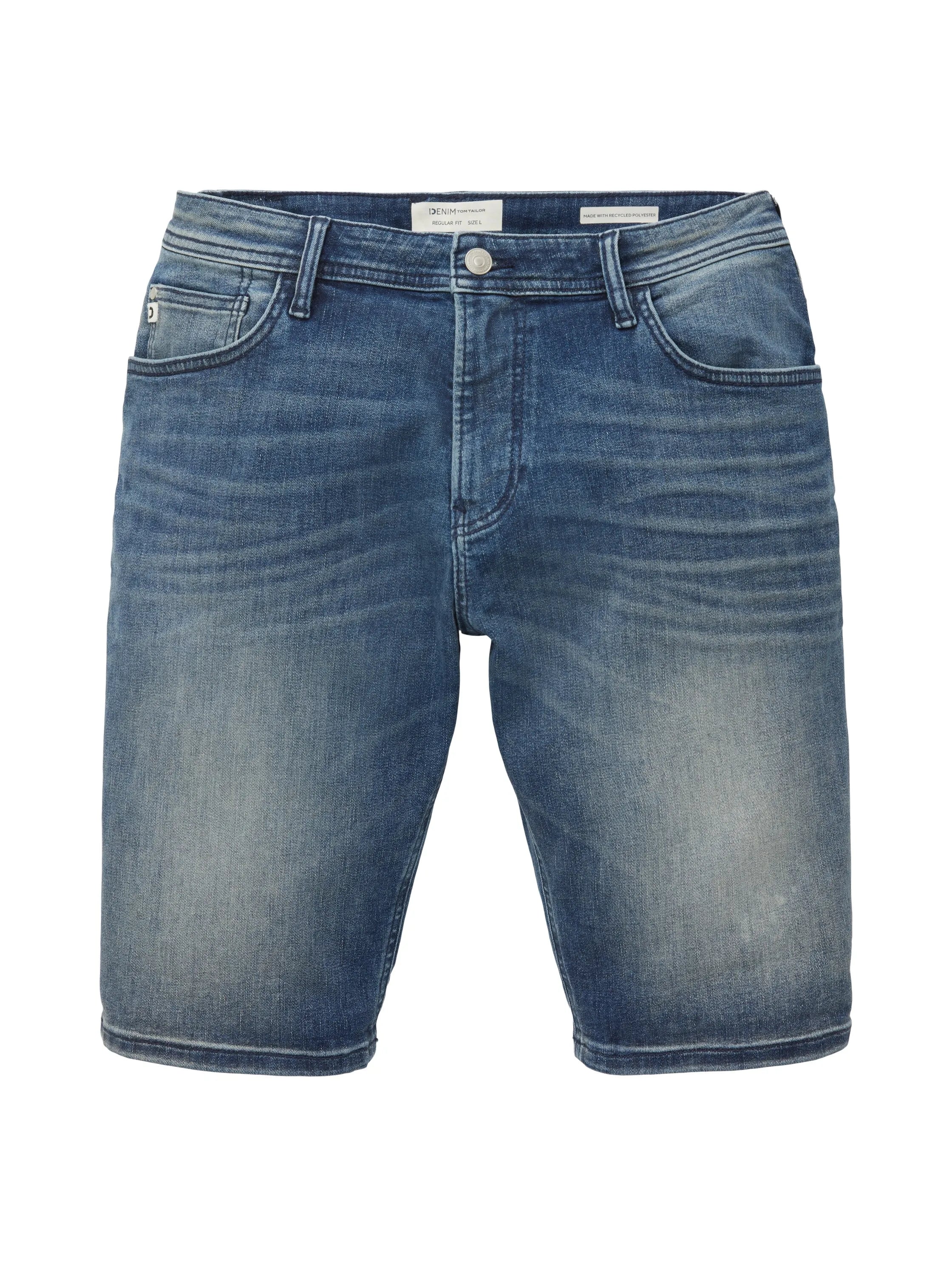 Denim Tom Tailor Tinted Blue Denim Men Jeansshorts SKU: 1036266_10127 Image 08
