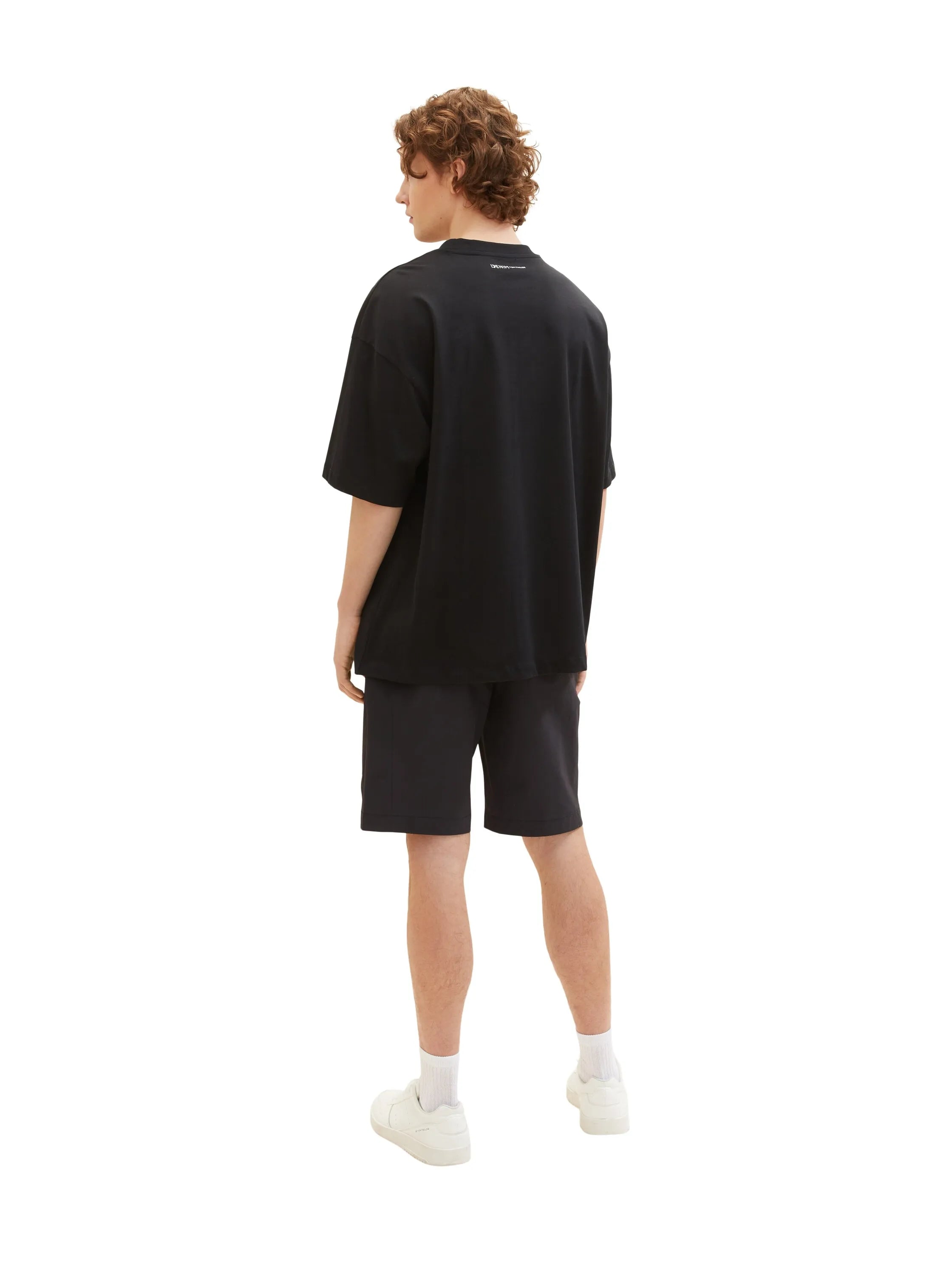 Denim Tom Tailor Black Men Relaxed Shorts SKU: 1036278_29999 Image 04