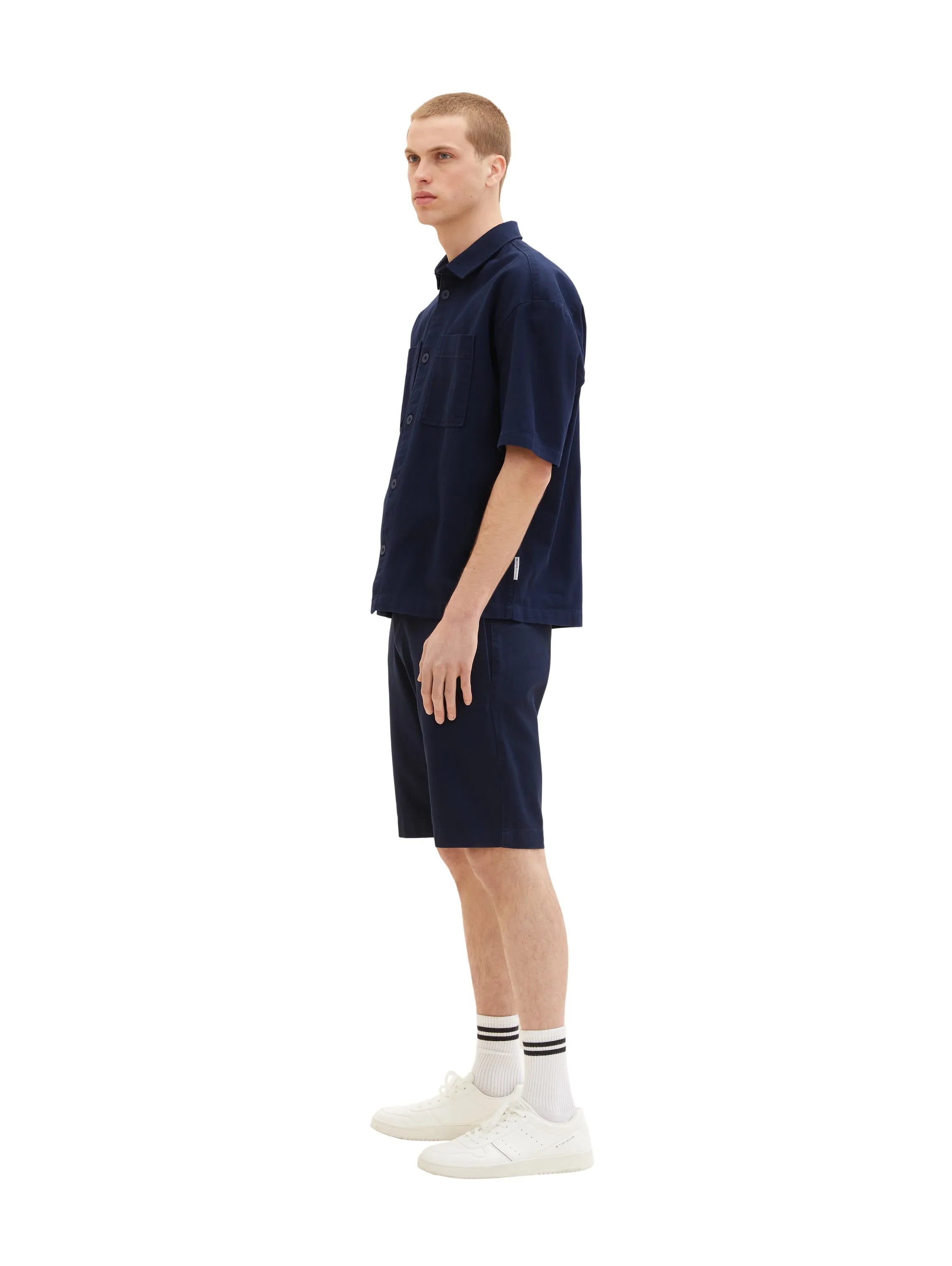 Denim Tom Tailor Sky Captain Blue Men Chino Shorts SKU: 1036282_10668 Image 02