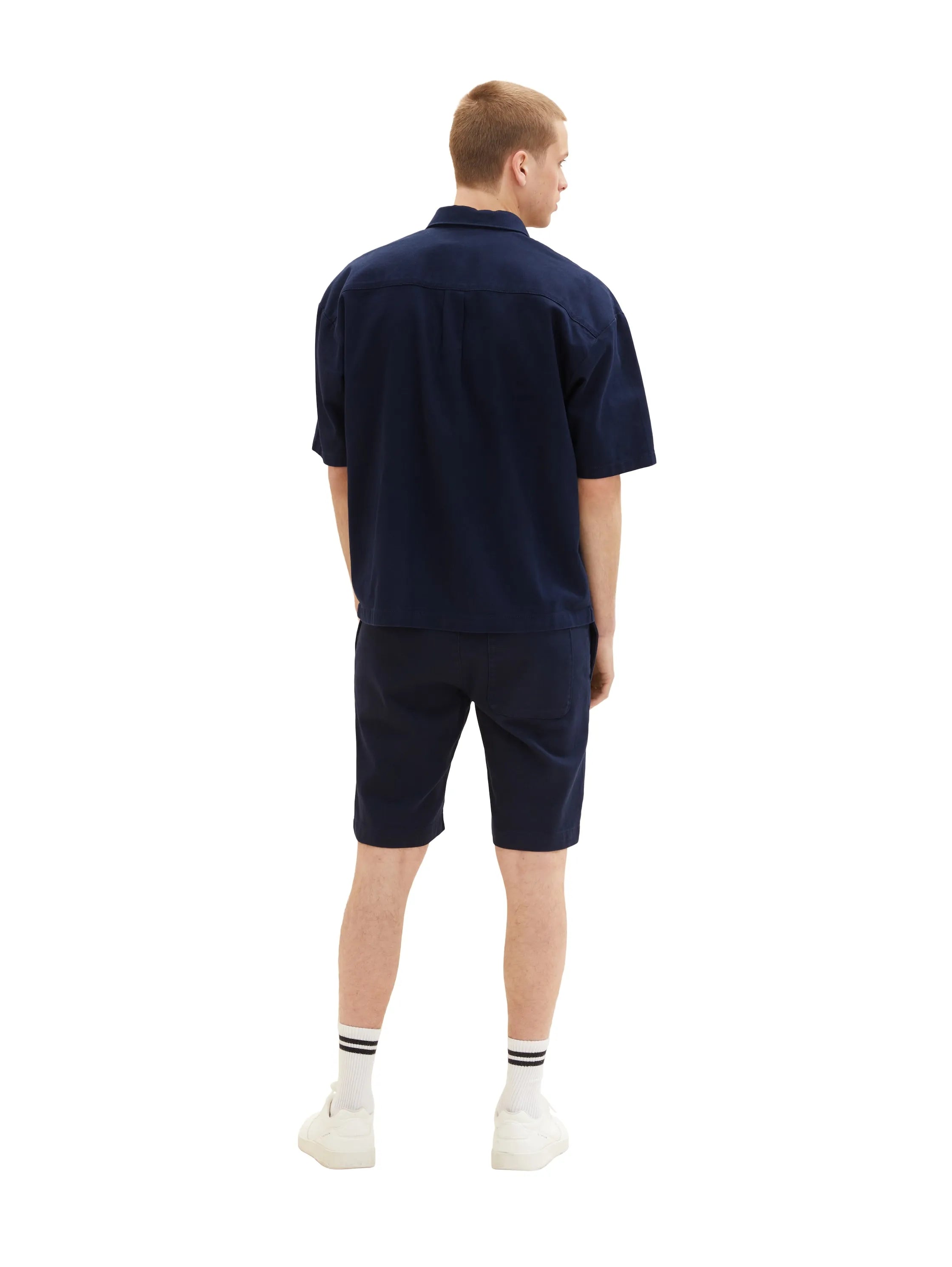 Denim Tom Tailor Sky Captain Blue Men Chino Shorts SKU: 1036282_10668 Image 04