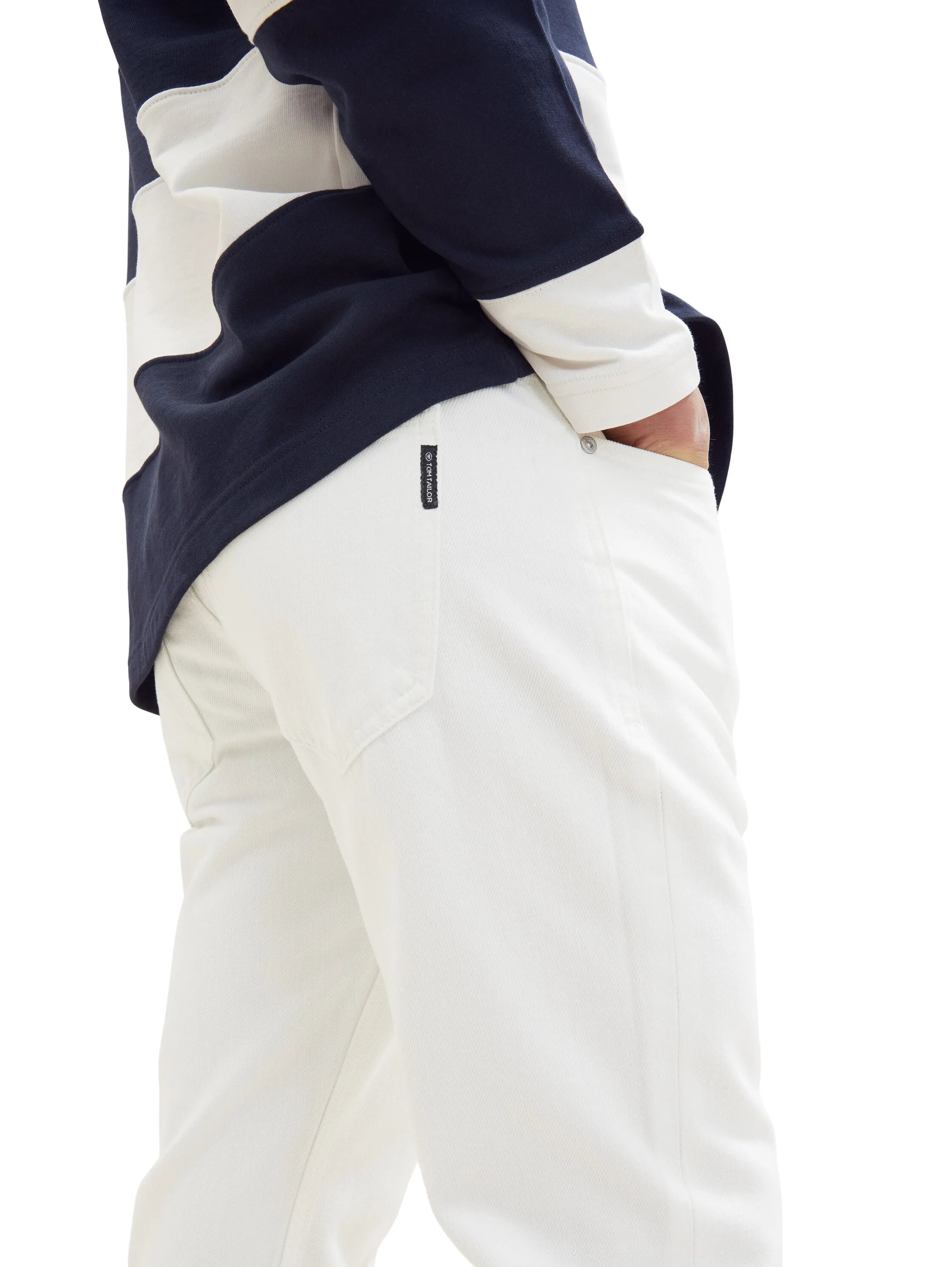 Tom Tailor White Denim Men Tom Tailor Marvin Straight SKU: 1036289_10101 Image 05