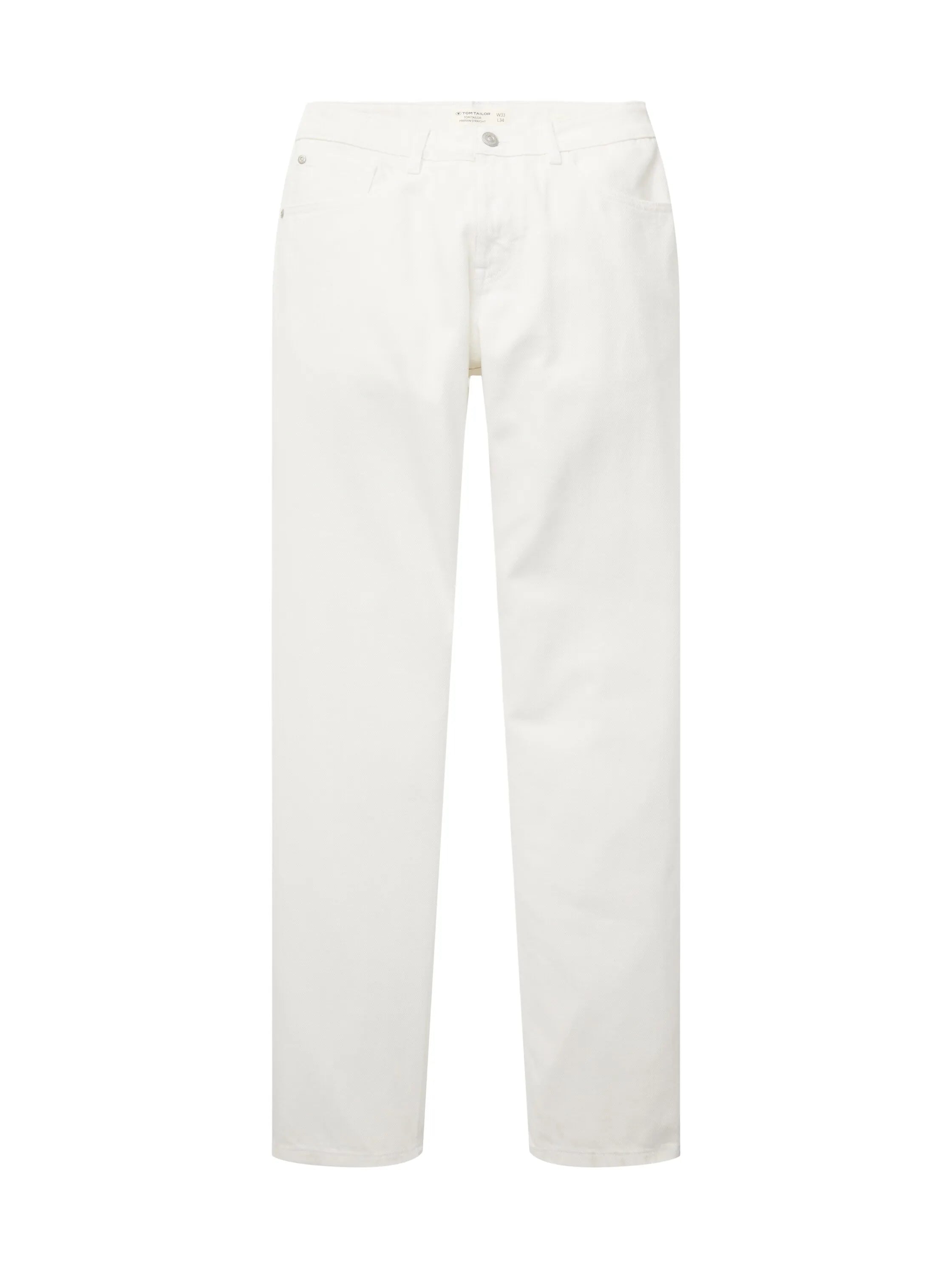 Tom Tailor White Denim Men Tom Tailor Marvin Straight SKU: 1036289_10101 Image 08