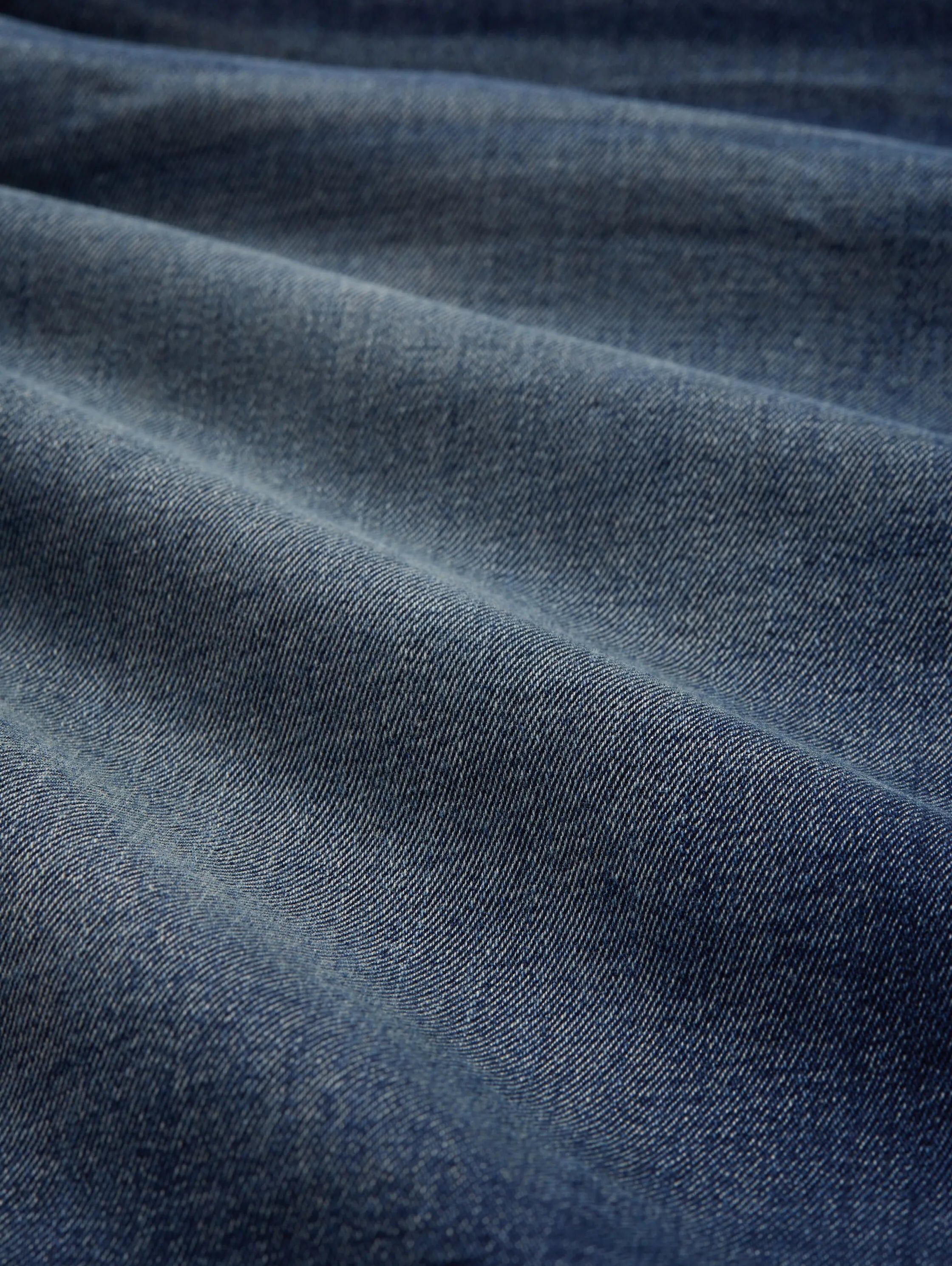 Tom Tailor Used Dark Stone Blue Denim Men Josh Denim Shorts SKU: 1036299_10120 Image 07