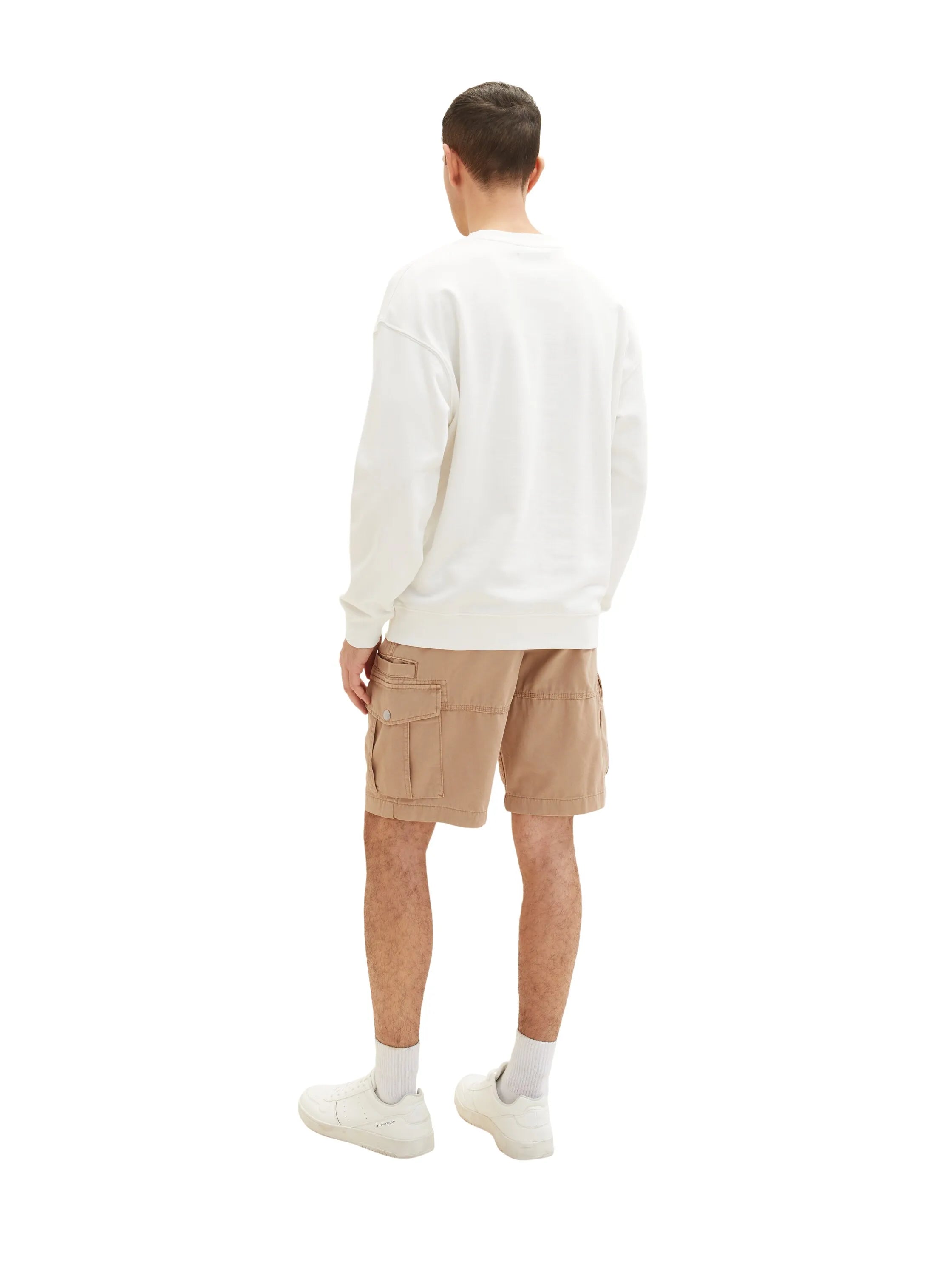 Tom Tailor Desert Fawn Men Cargo Shorts SKU: 1036304_24048 Image 04