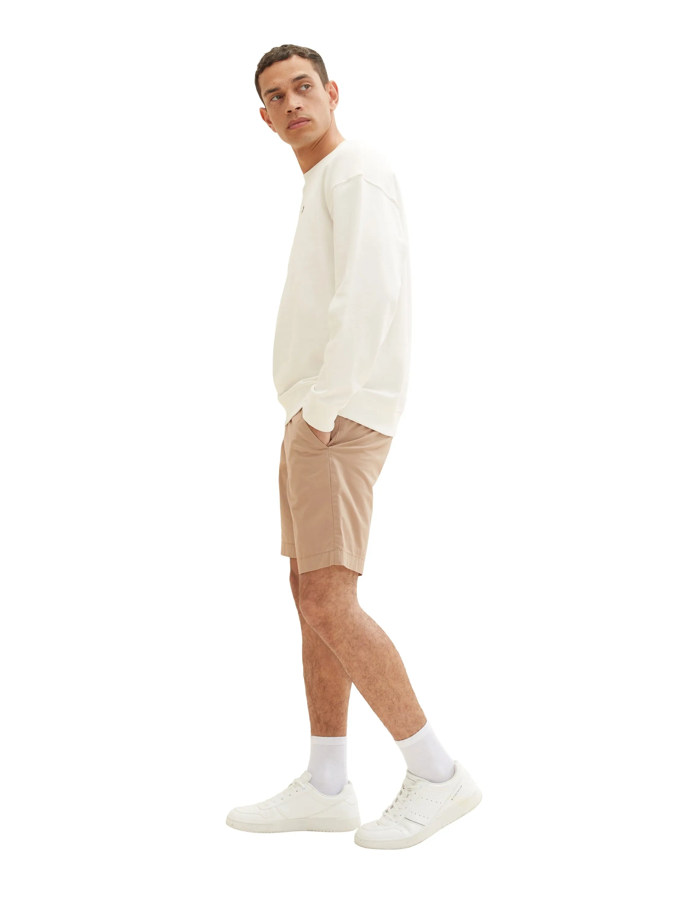 Tom Tailor Desert Fawn Men Chino Shorts SKU: 1036305_24048 Image 02