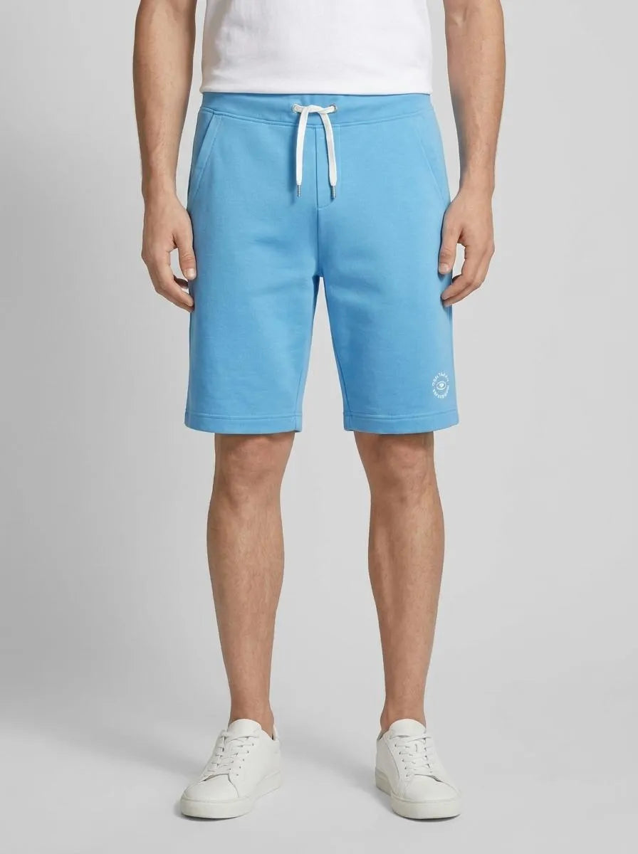 Tom Tailor Rainy Sky Blue Men Basic Sweatshorts SKU: 1036329_18395 Image 00