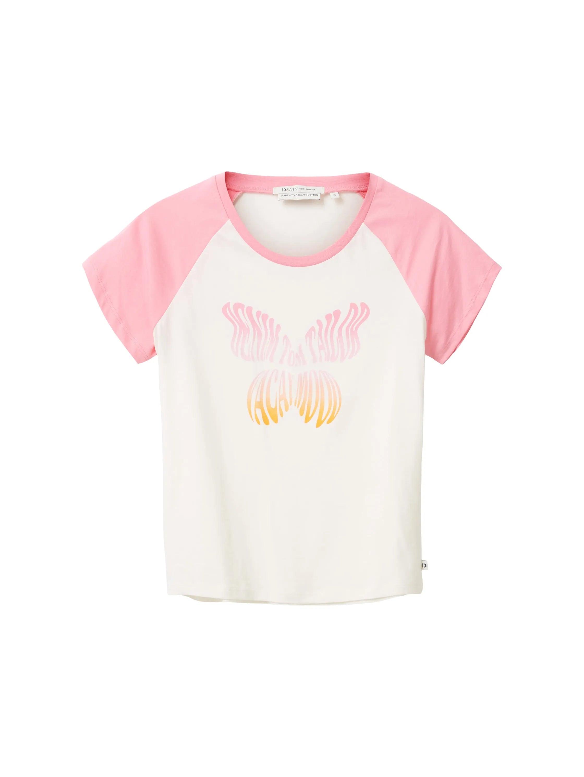Denim Tom Tailor Gardenia White Women T-Shirt with a Print SKU: 1036533_10348 Image 07