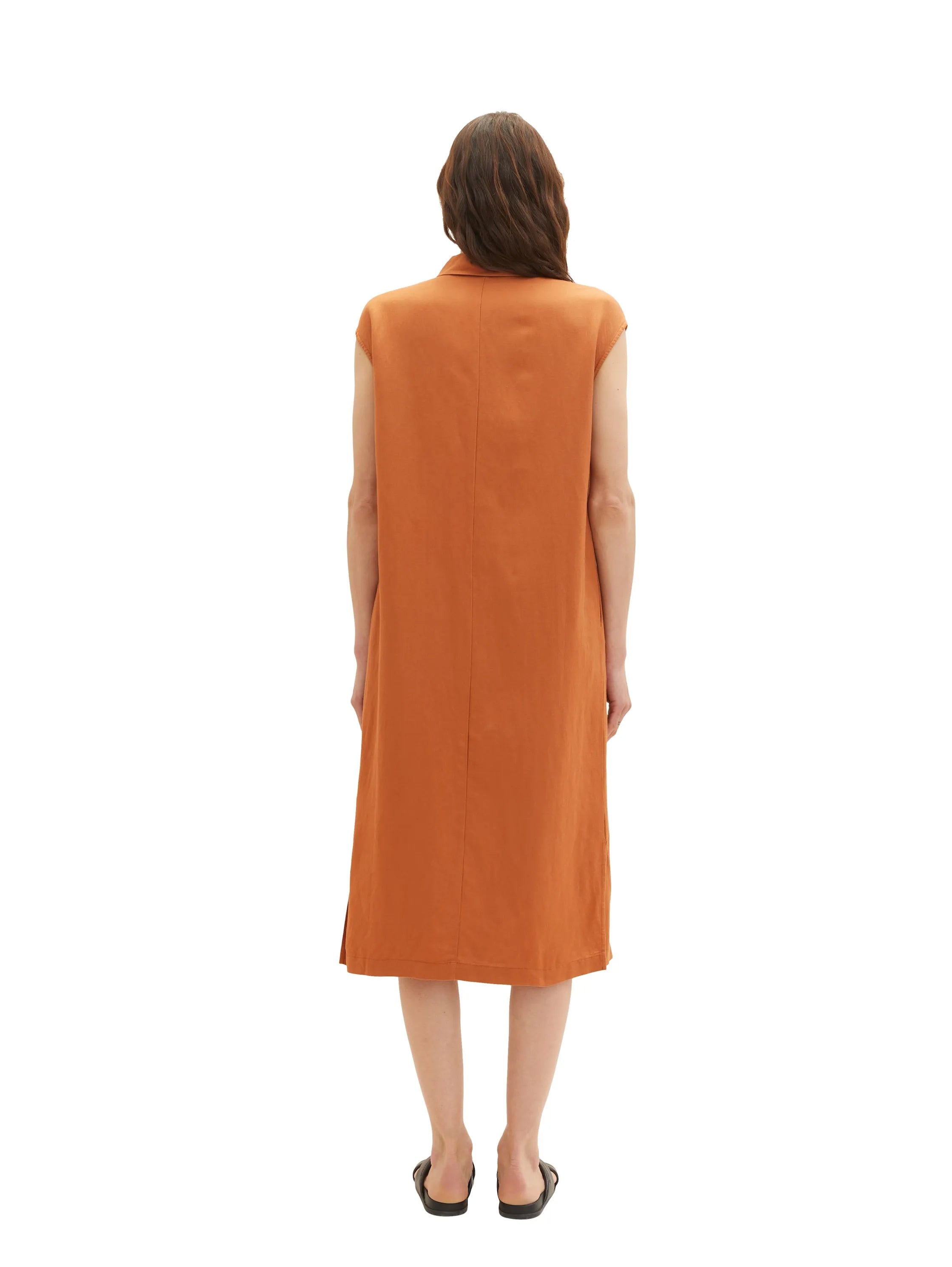 Tom Tailor Terracotta Brown Women Shirt Dress SKU: 1036664_31650 Image 03