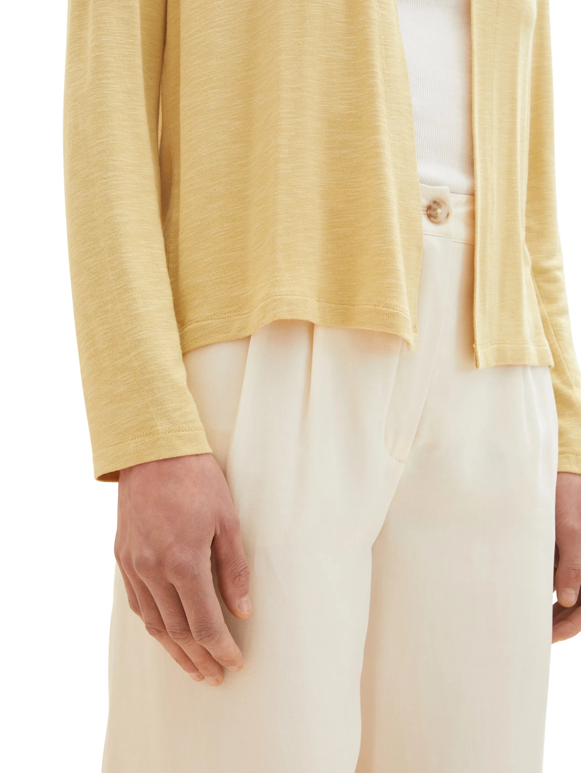 Tom Tailor Fawn Beige Women Basic Cardigan SKU: 1036778_31648 Image 05